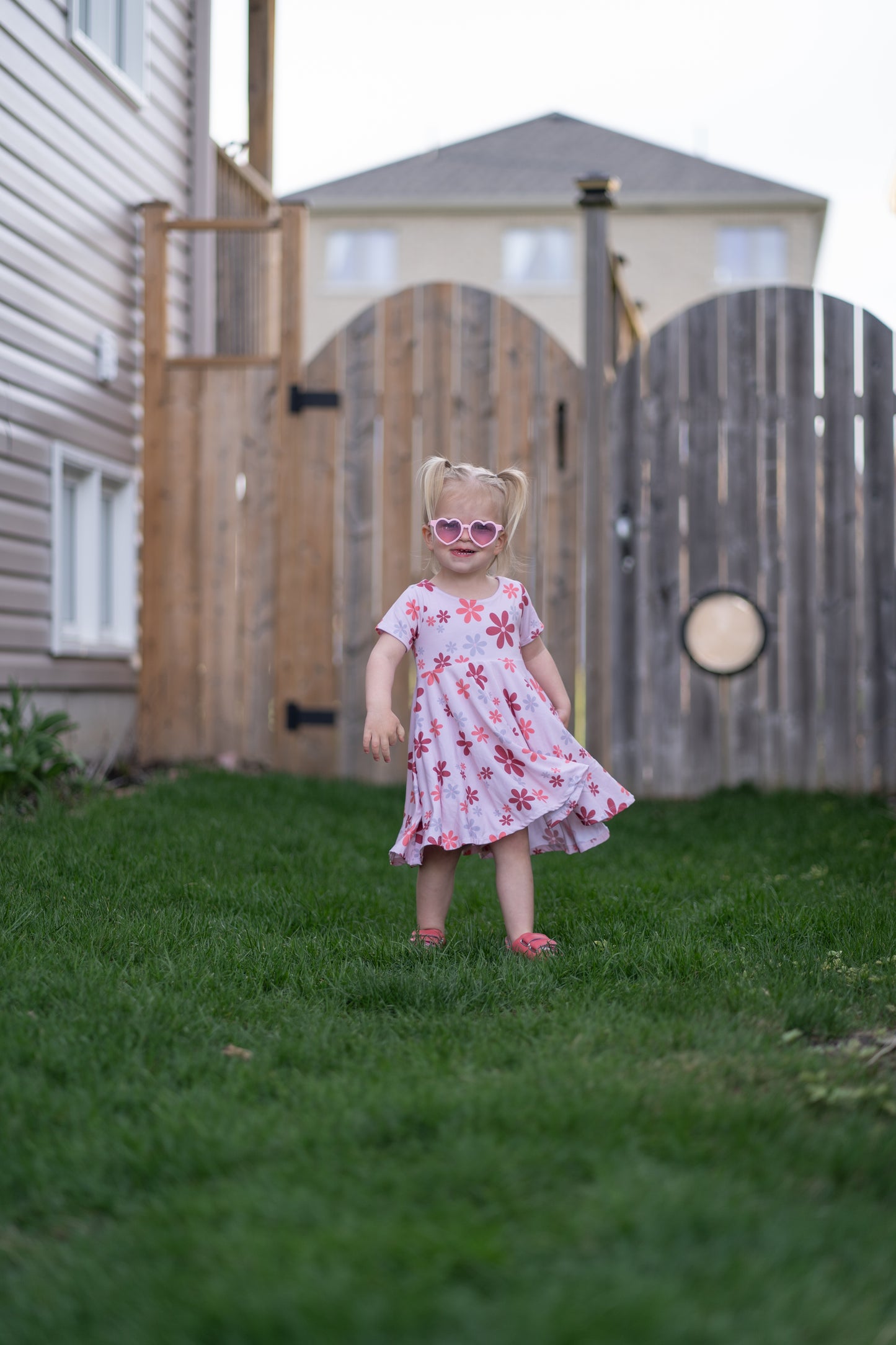 Mod Flowers Twirl Dress