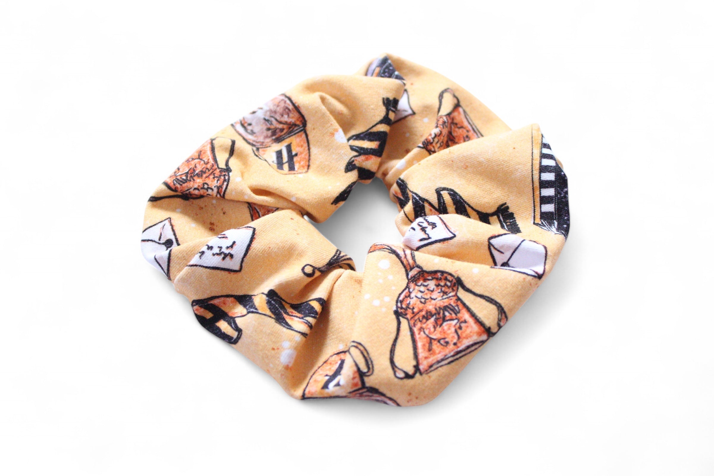 Yellow HP House Scrunchie