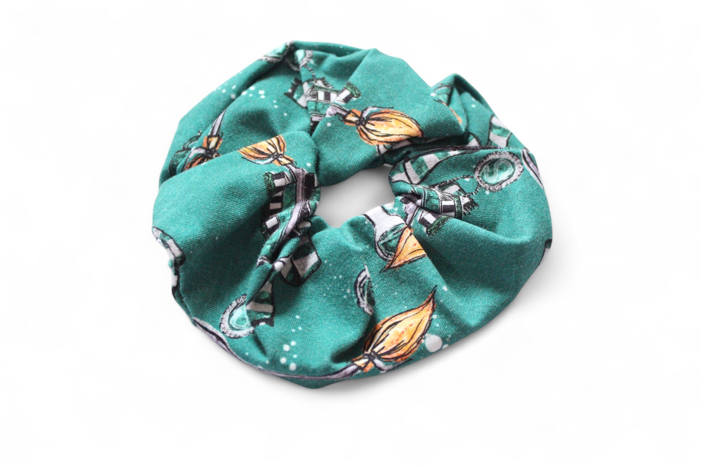 Green HP House Scrunchie