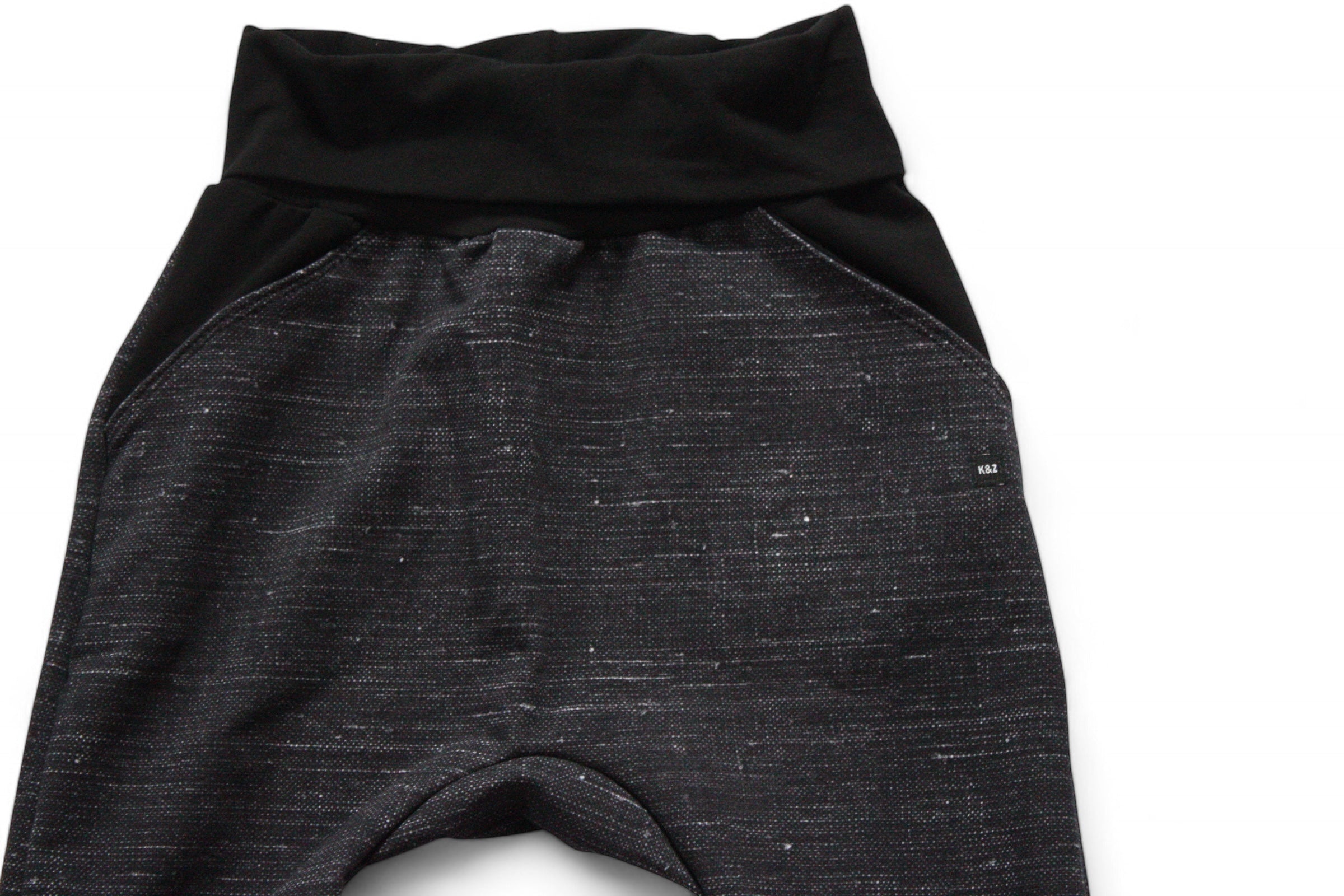 4-7y Black Denim Look Joggers - Grow With Me