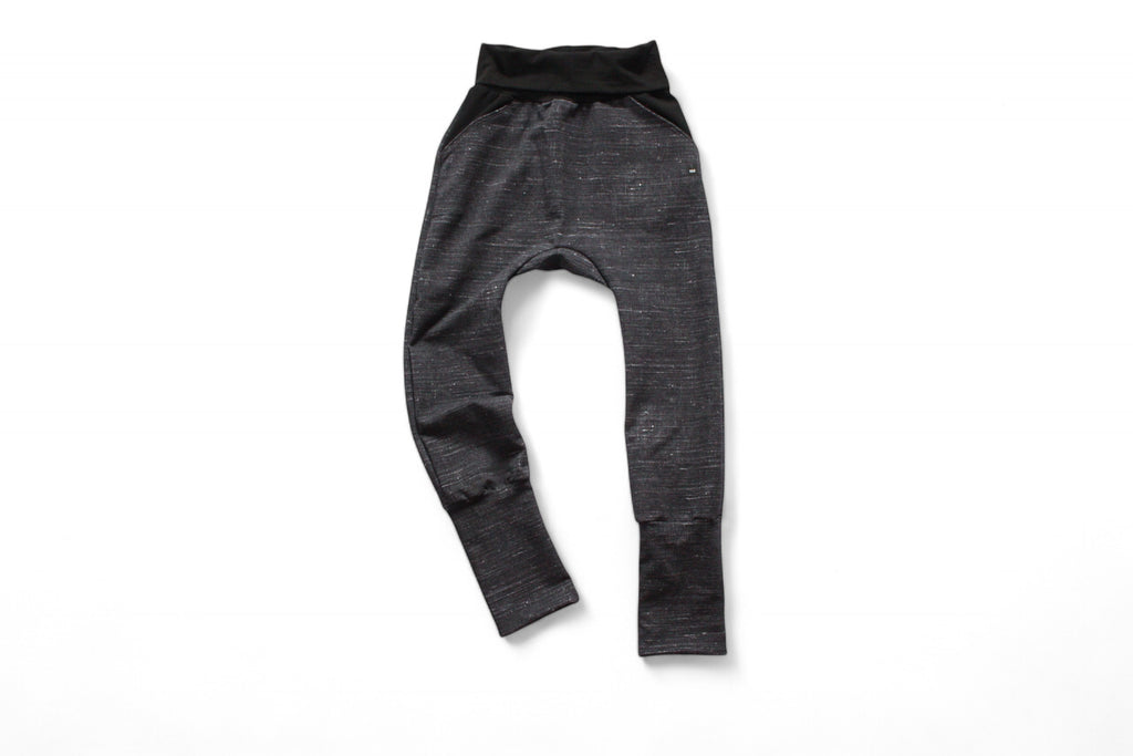 4-7y Black Denim Look Joggers - Grow With Me