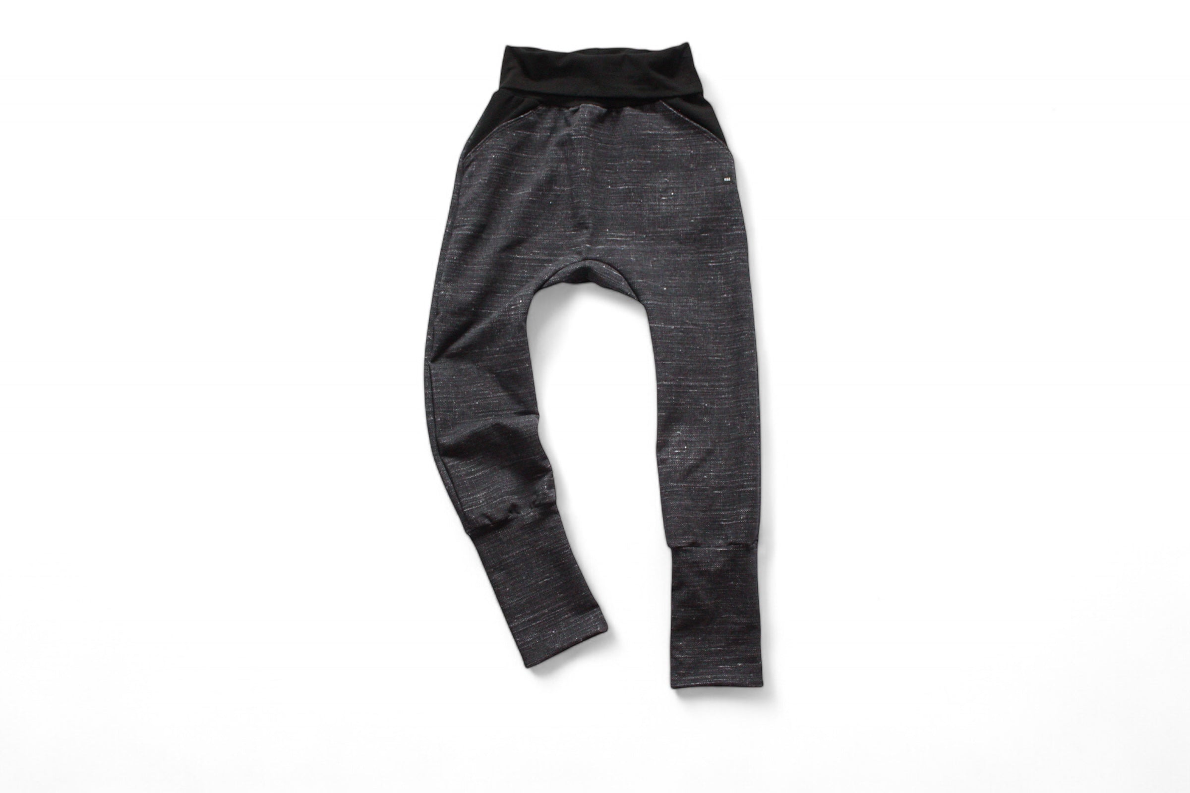 4-7y Black Denim Look Joggers - Grow With Me