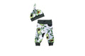 0-3m Avocado Jogger & Knot Hat Set