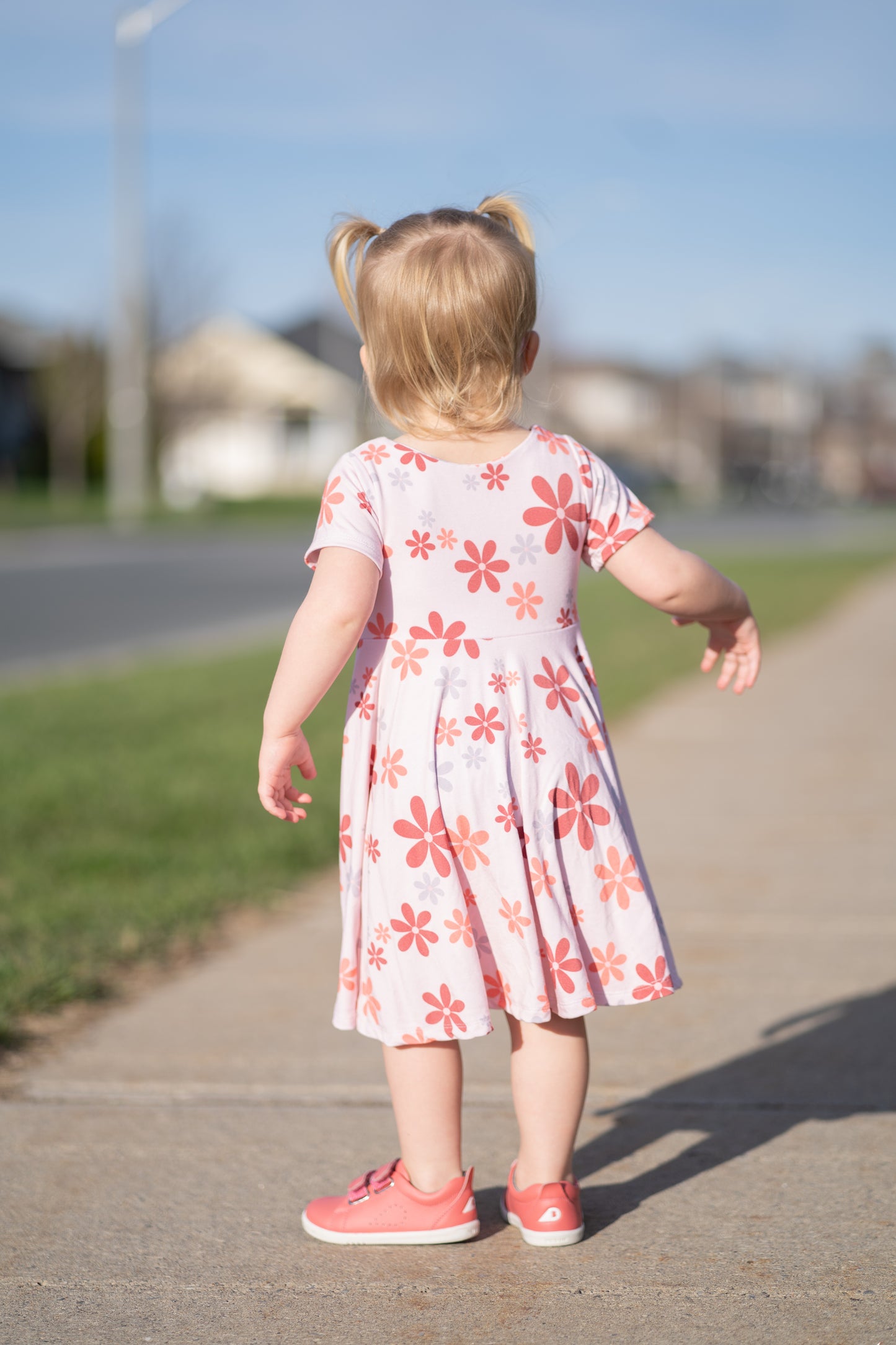 Mod Flowers Twirl Dress