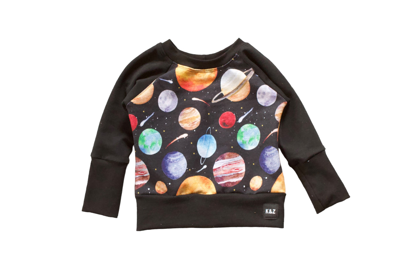 3-12m Space Sweater - Grow With Me