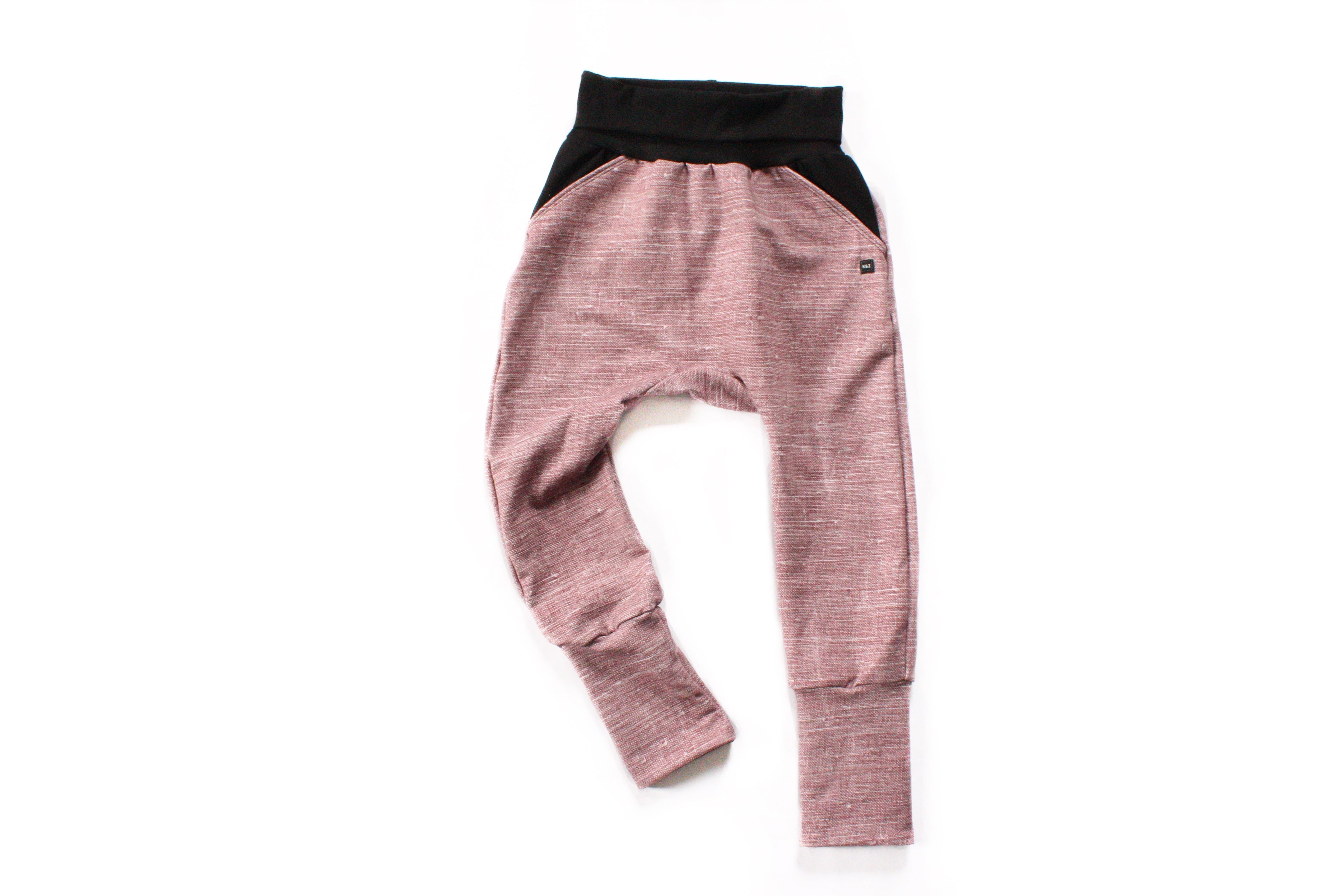 18m-4y Mauve Denim Look Joggers - Grow With Me