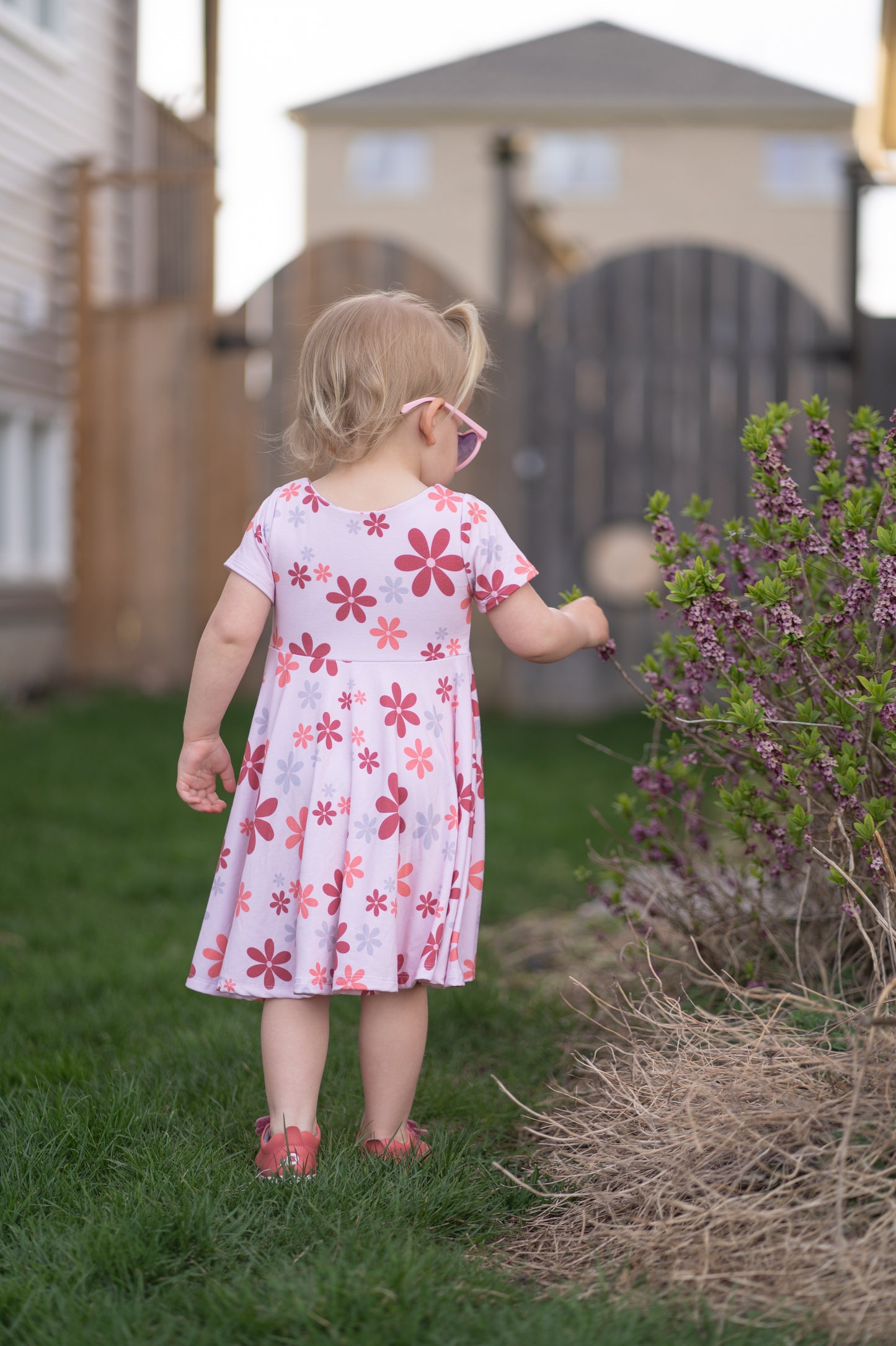 Mod Flowers Twirl Dress