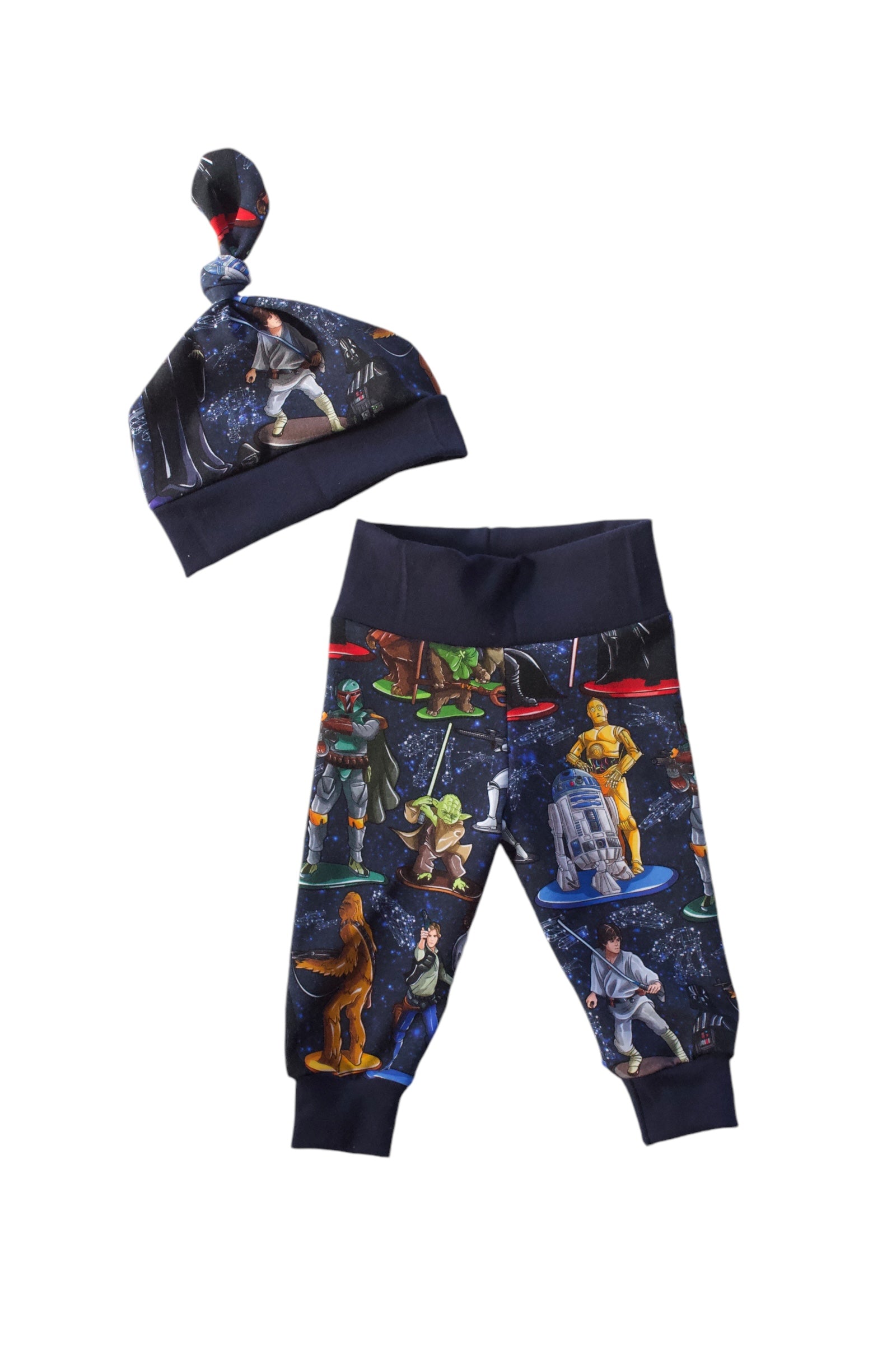 0-3m SW Jogger & Knot Hat Set