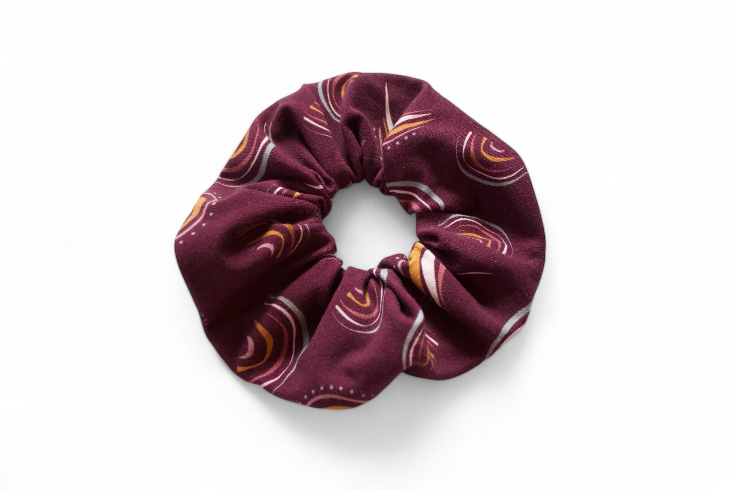 Mauve Rainbow Scrunchie
