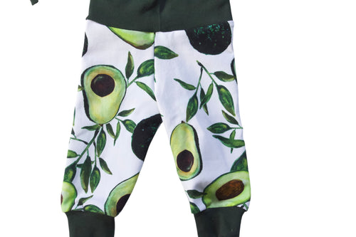 0-3m Avocado Jogger & Knot Hat Set