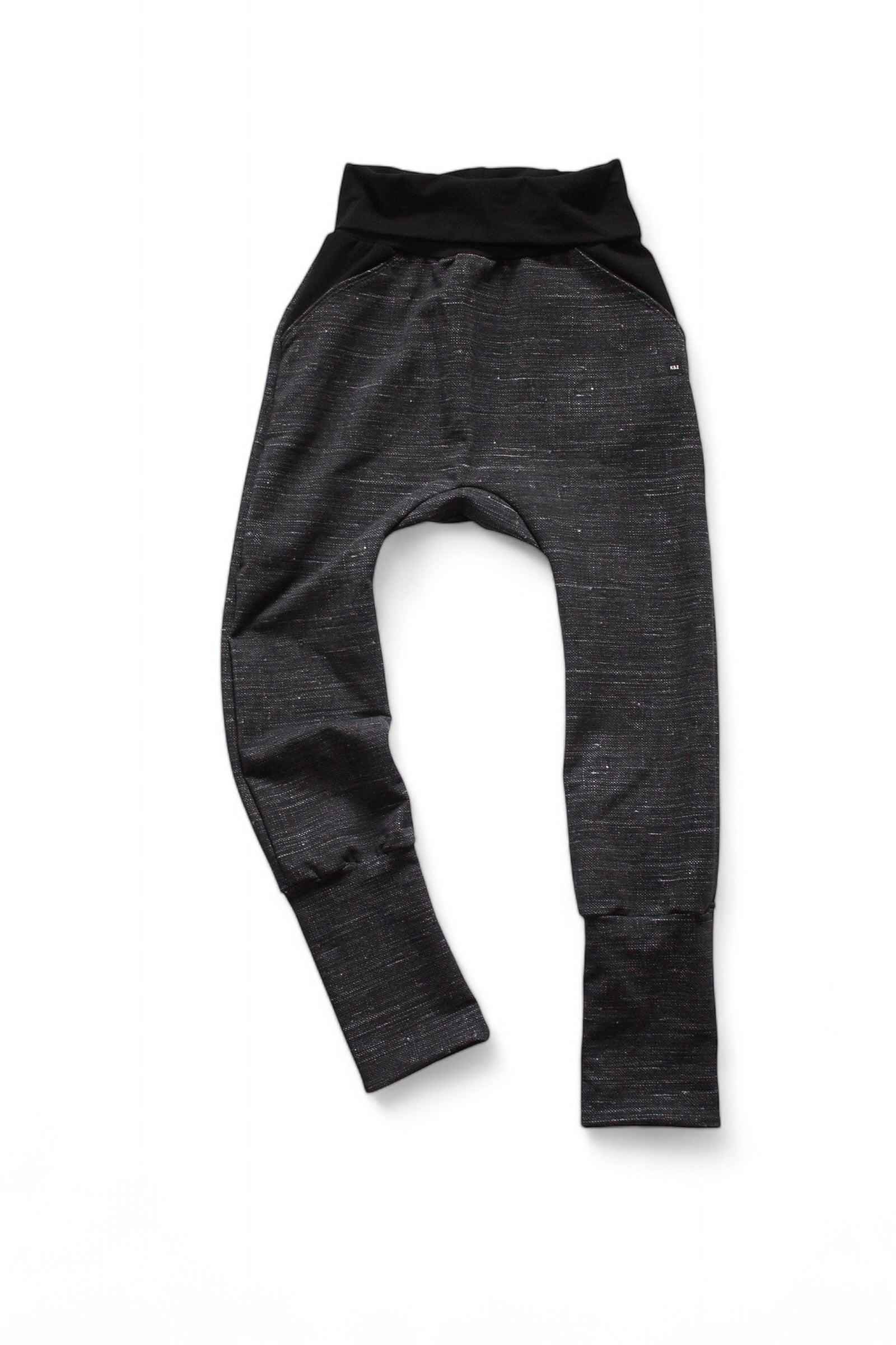 4-7y Black Denim Look Joggers - Grow With Me