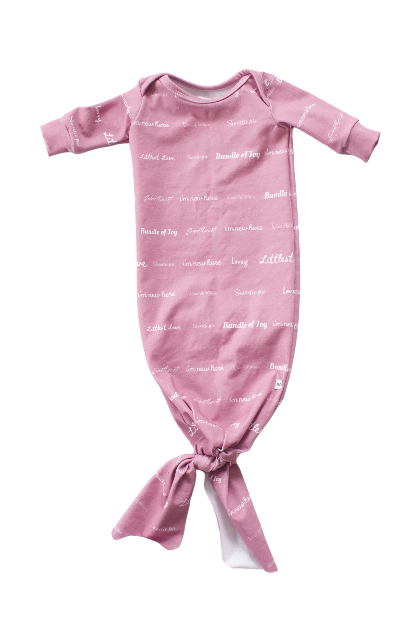 Baby Nicknames Knotted Gowns