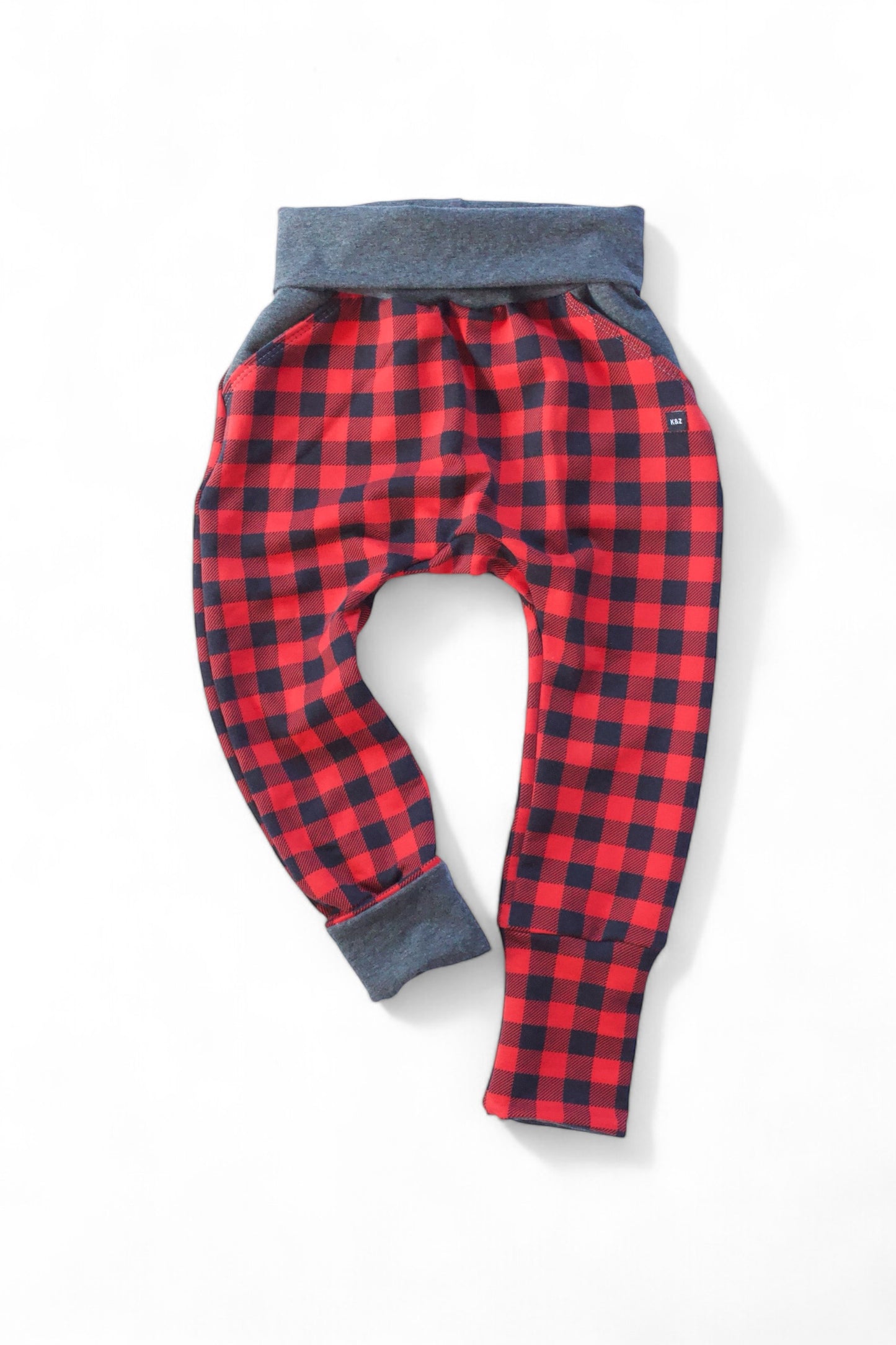 Red Buffalo Plaid Pants - Grow With Me