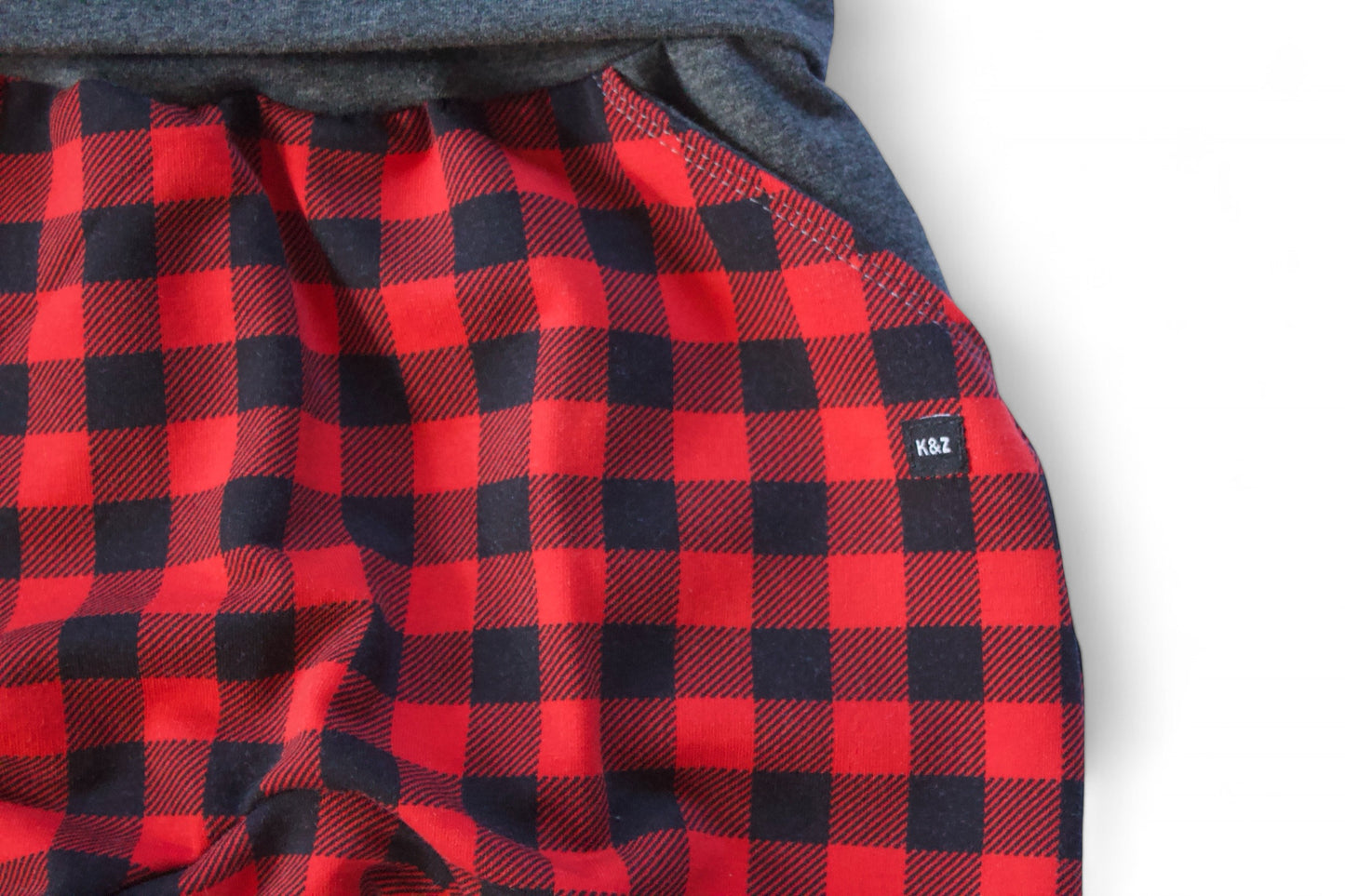 Red Buffalo Plaid Pants - Grow With Me