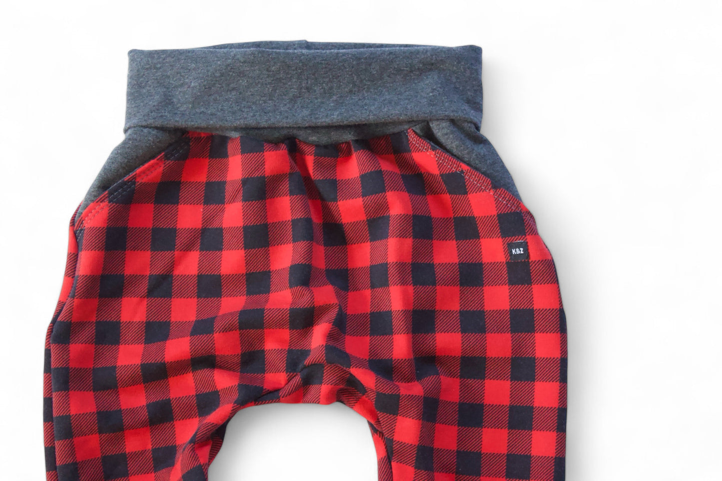 Red Buffalo Plaid Pants - Grow With Me