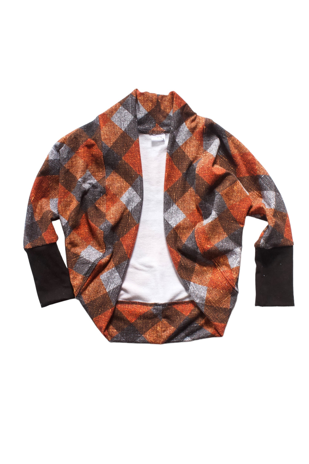 1-3y Autumn Plaid Cardigan - Grow With Me