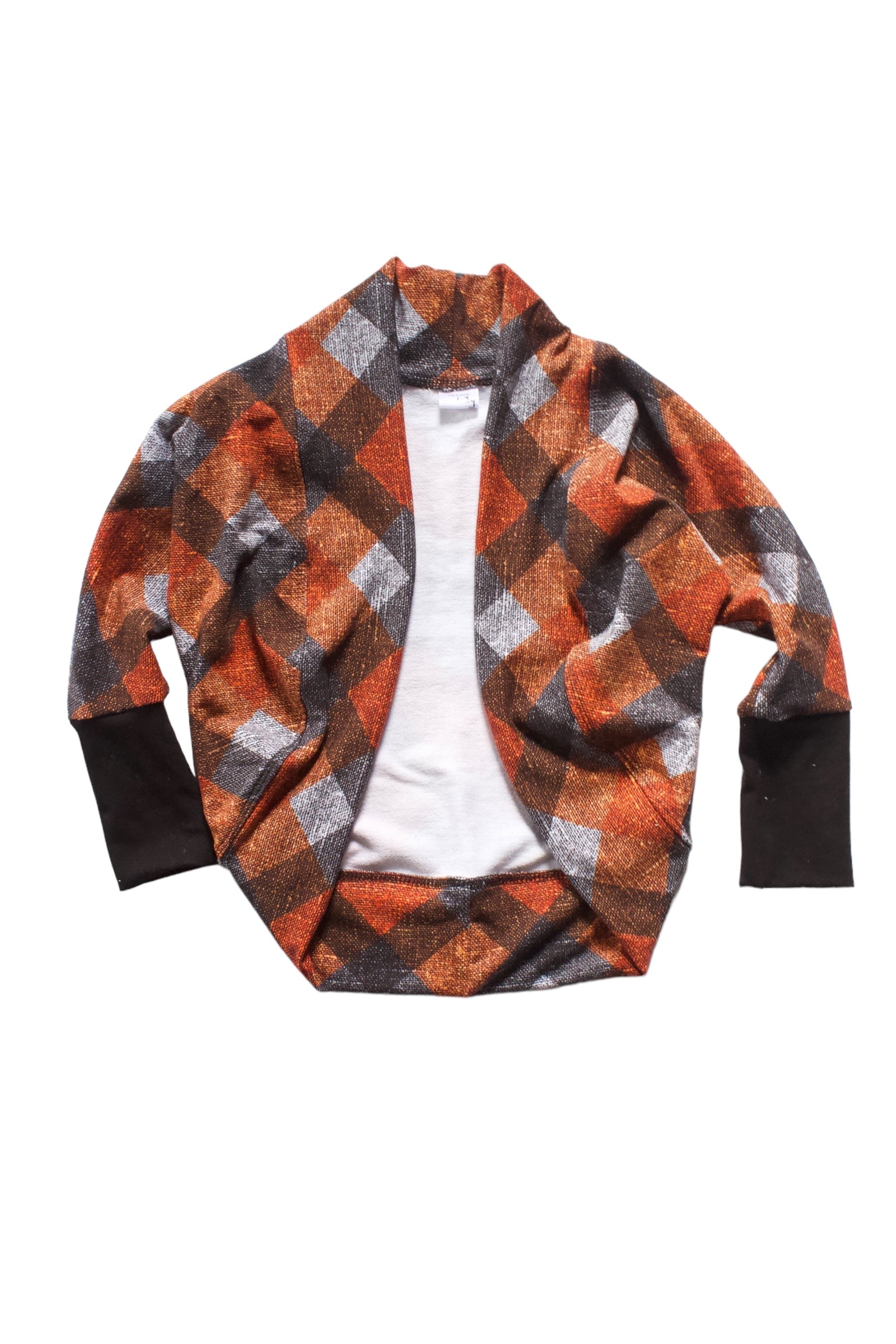 1-3y Autumn Plaid Cardigan - Grow With Me