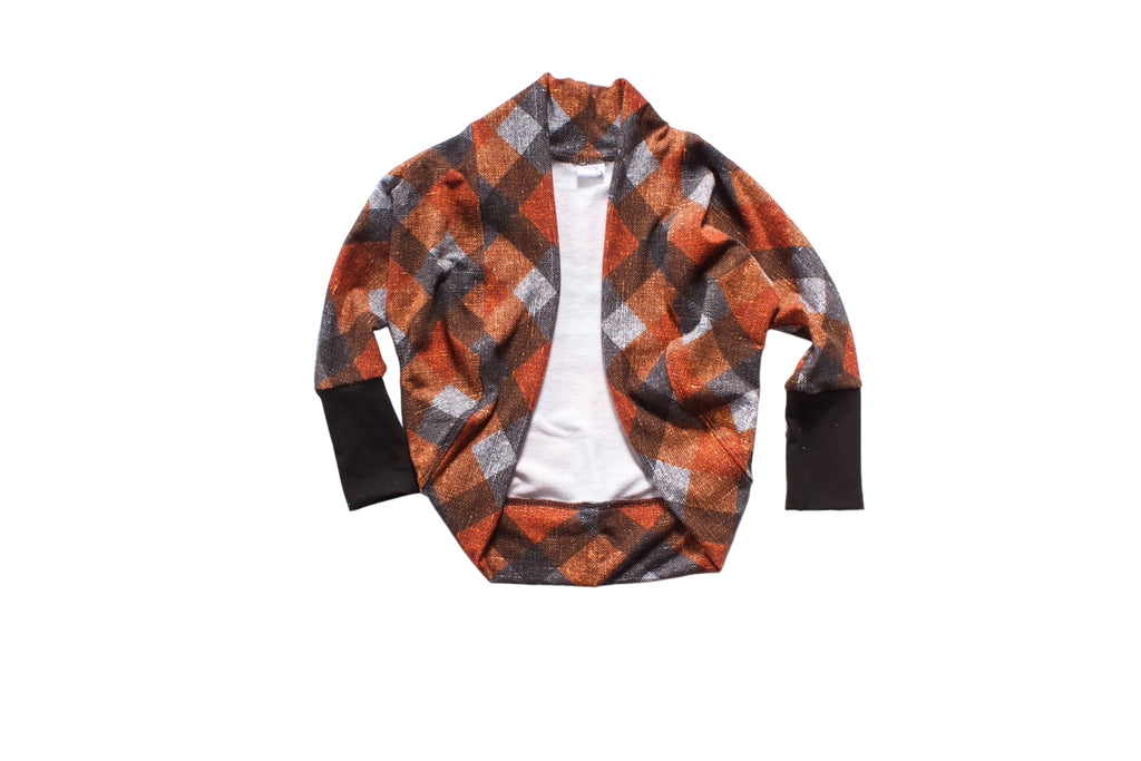 1-3y Autumn Plaid Cardigan - Grow With Me