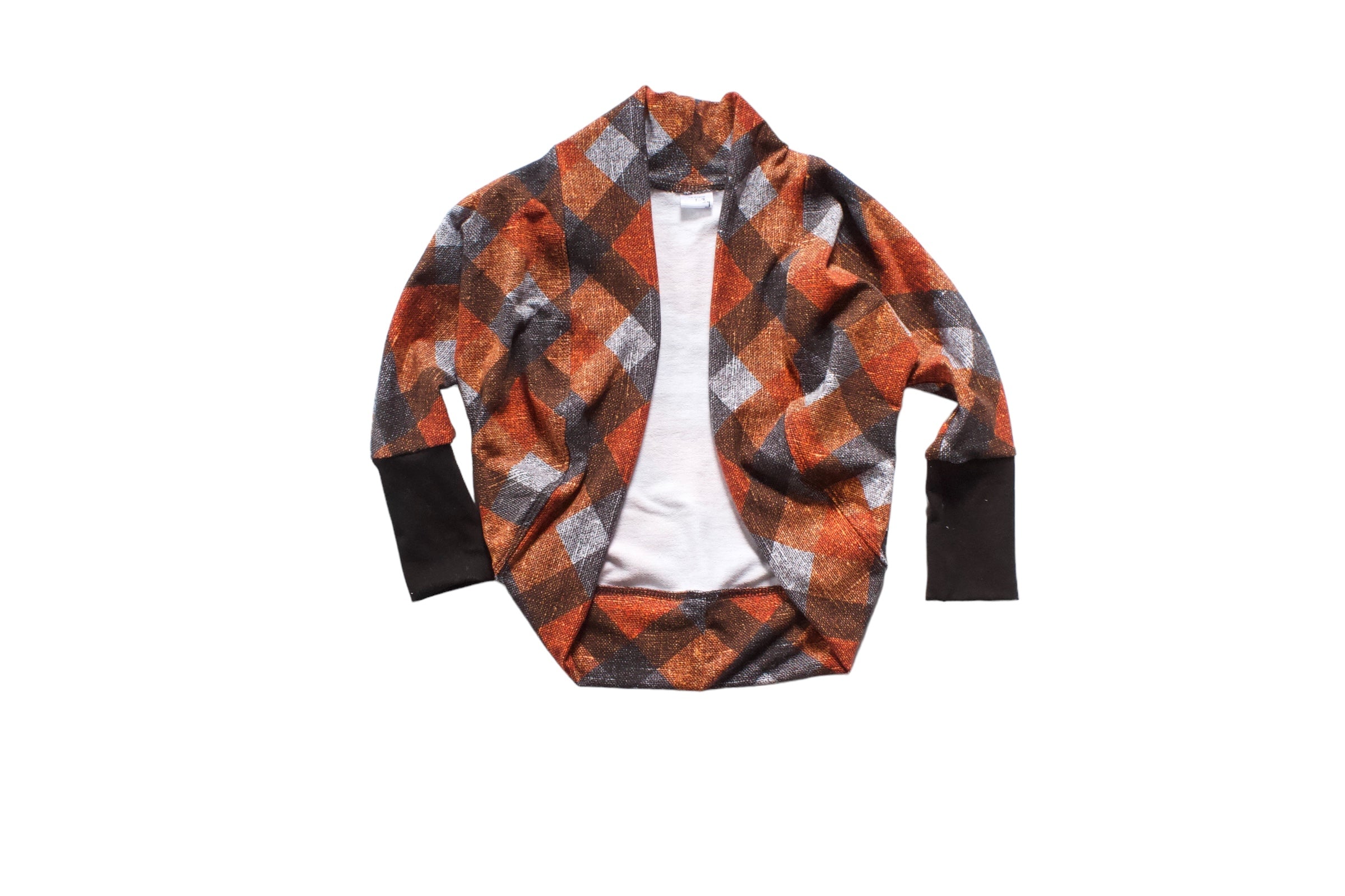 1-3y Autumn Plaid Cardigan - Grow With Me