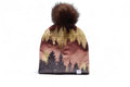 12-24m Autumn Reflection Pom Pom Beanie