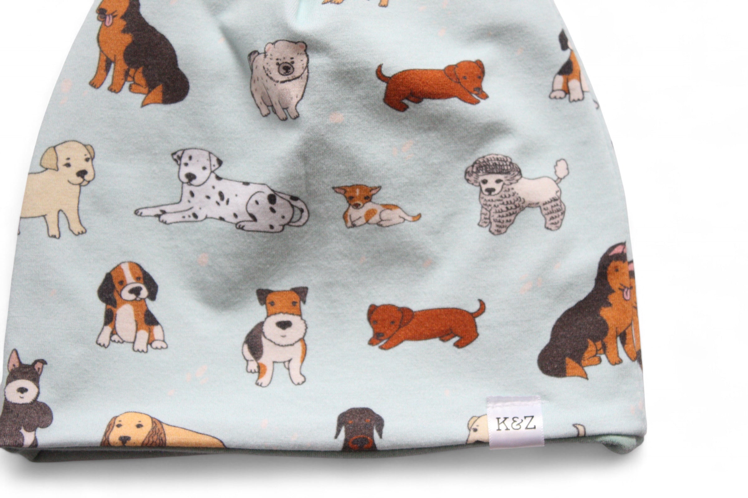 6-12m Dog Breed Reversible Slouchy Beanie