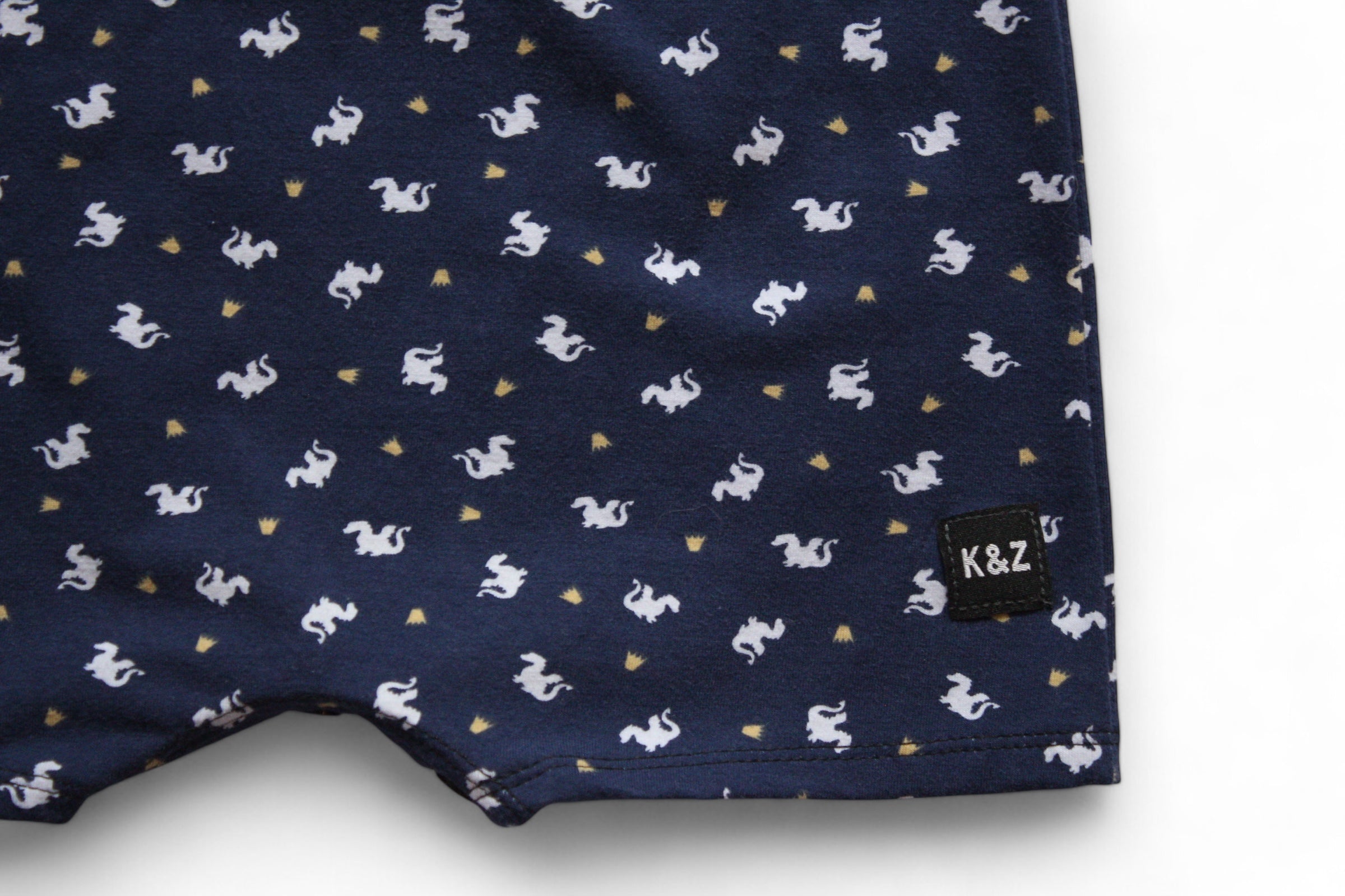 2T Mini Dragons Shorts Romper