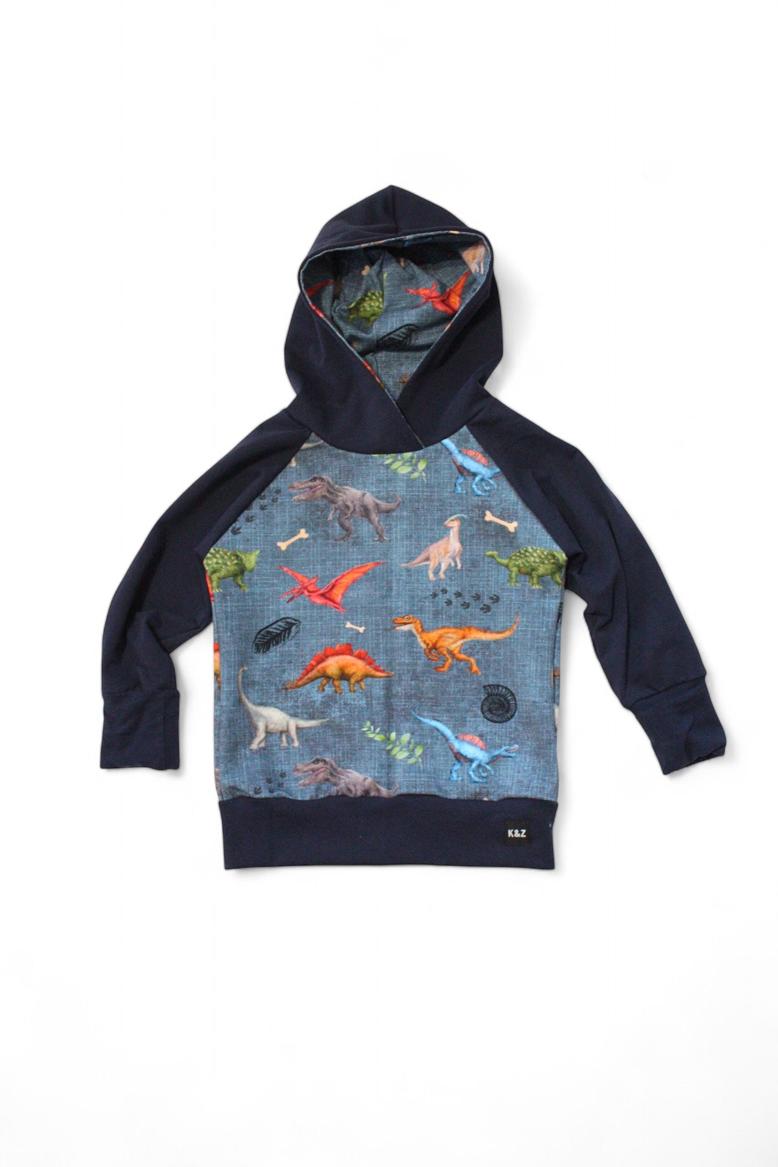 Vibrant Dino Hoodie - Grow With Me