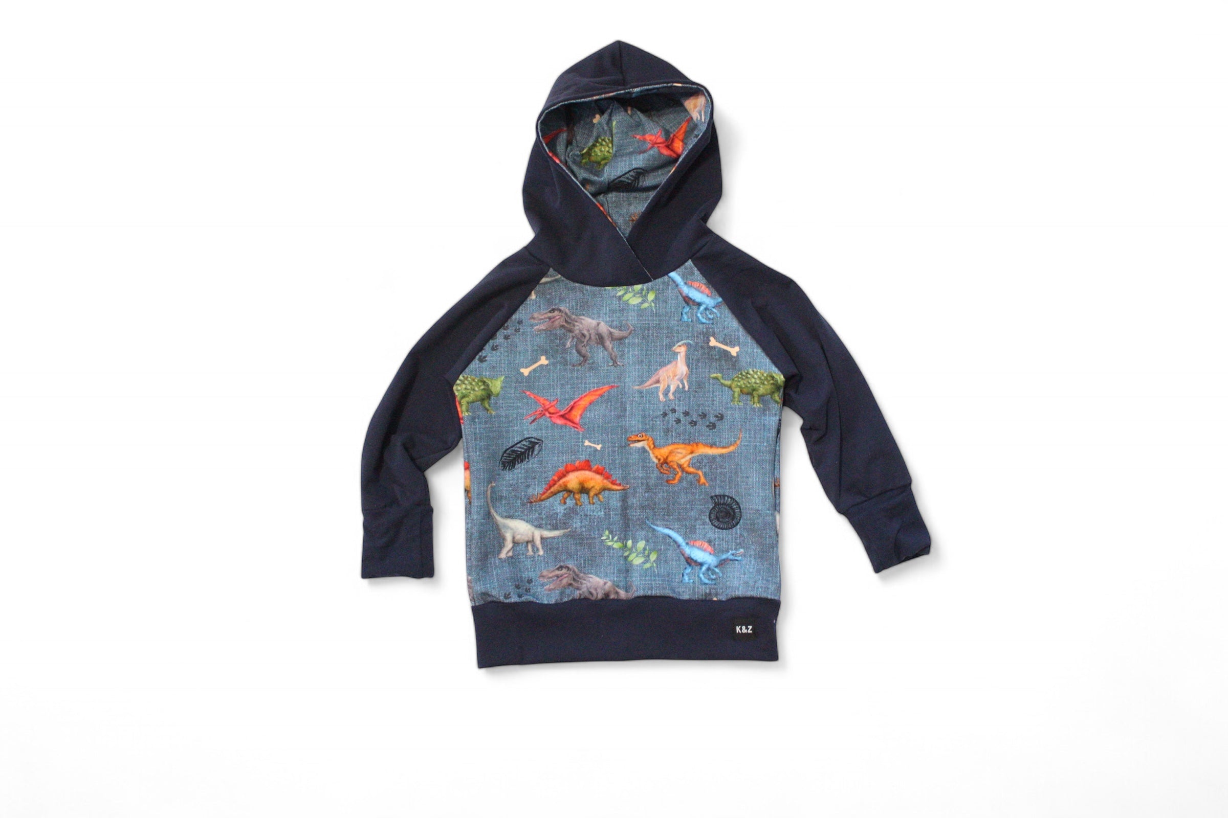 Vibrant Dino Hoodie - Grow With Me