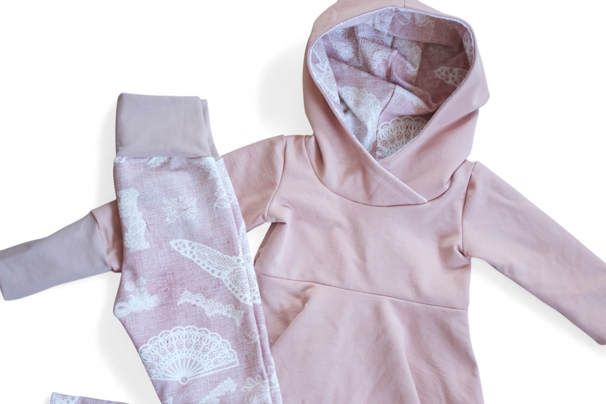 Lace Hooded Dress Outfit - Grow With Me