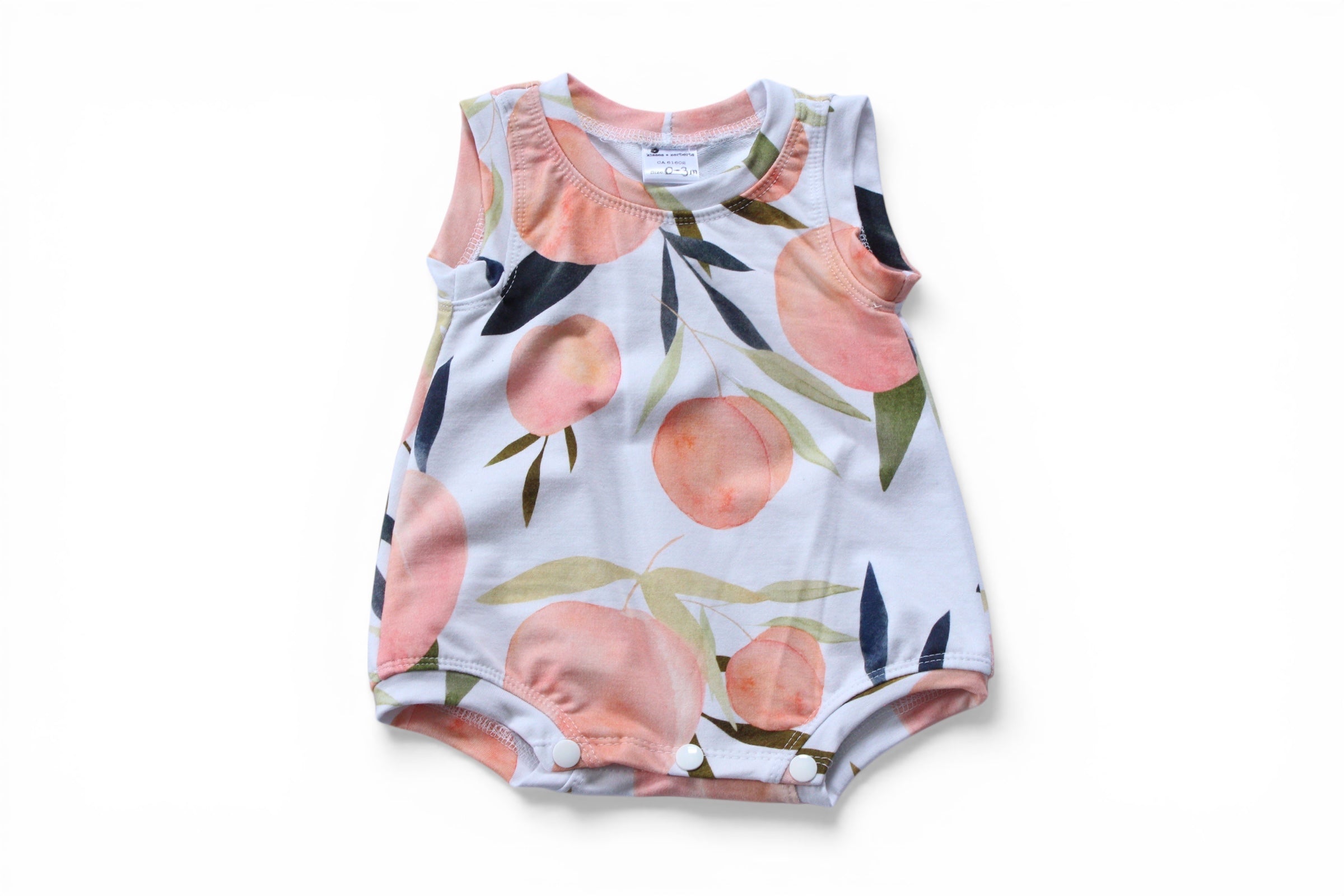3-6m Peaches Bubble Romper
