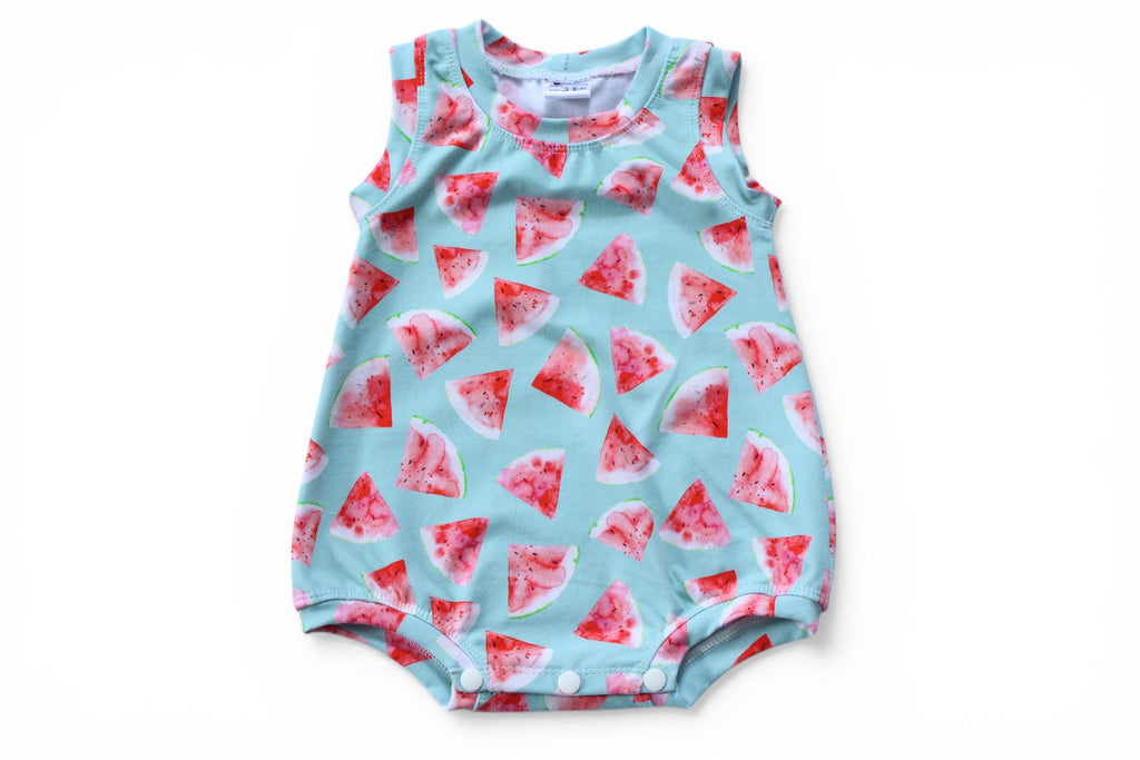3-6m Watermelon Bubble Romper