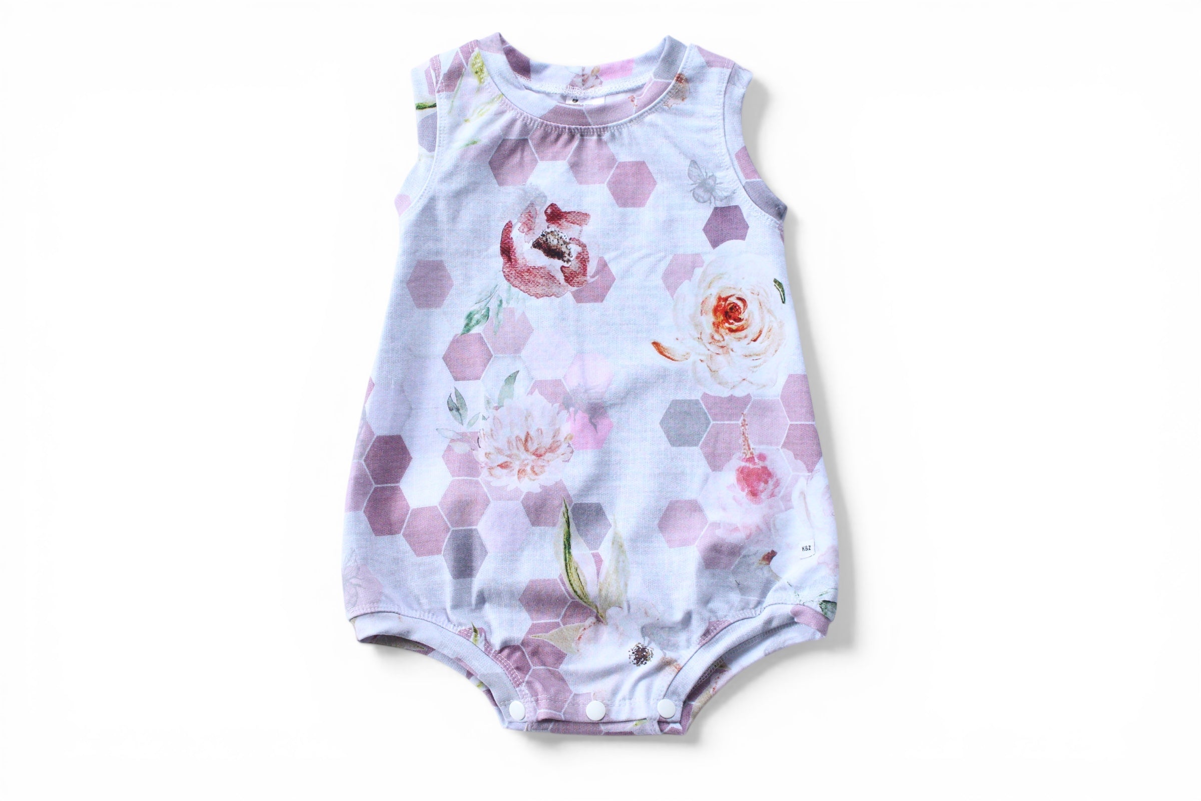 12-18m Honeycomb Bloom Bubble Romper