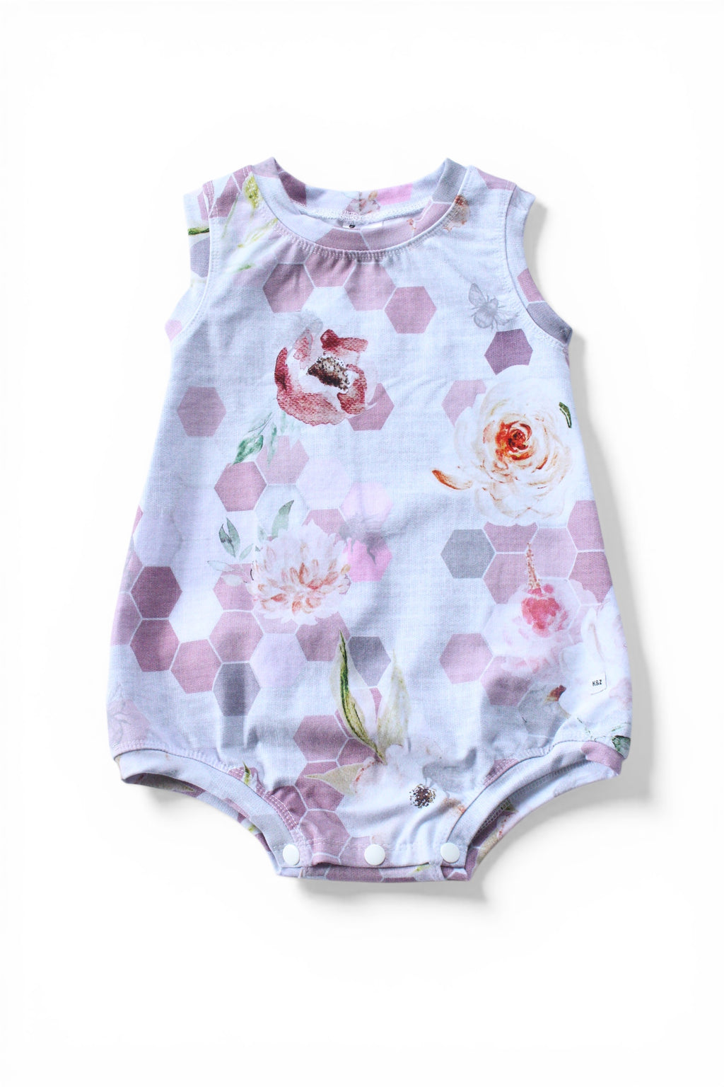 12-18m Honeycomb Bloom Bubble Romper