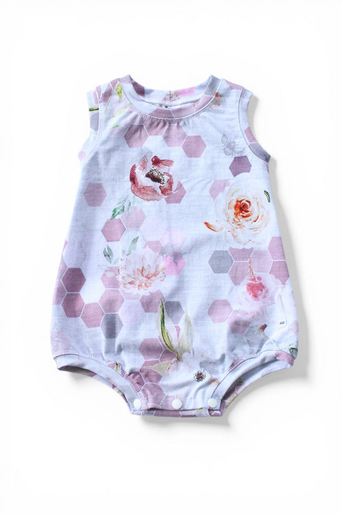 12-18m Honeycomb Bloom Bubble Romper