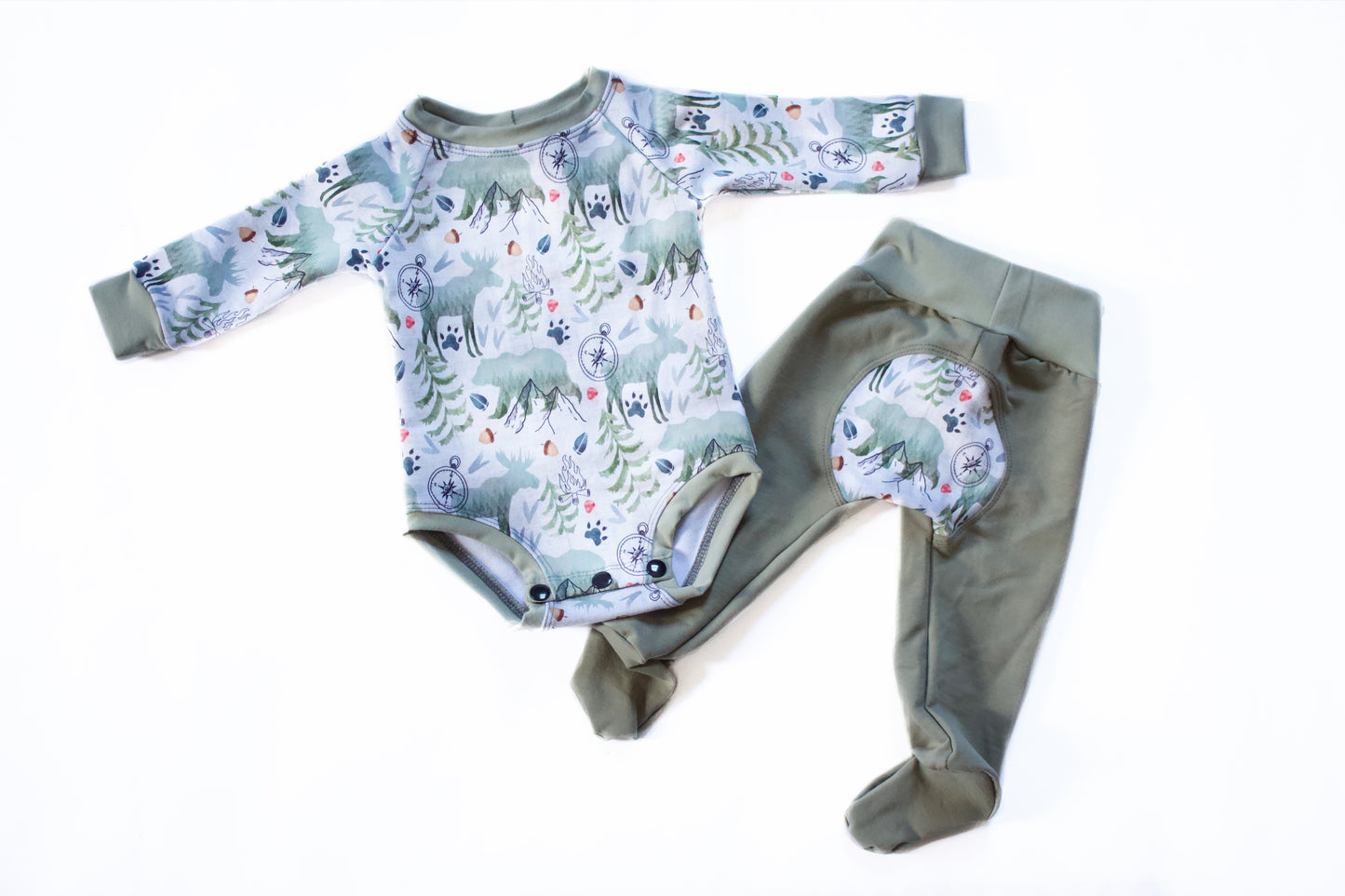 Watercolour Wilderness Newborn Set