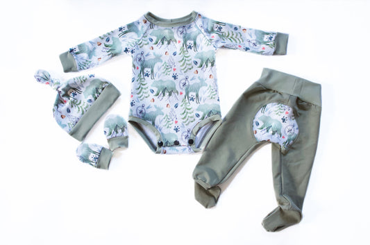 Watercolour Wilderness Newborn Set