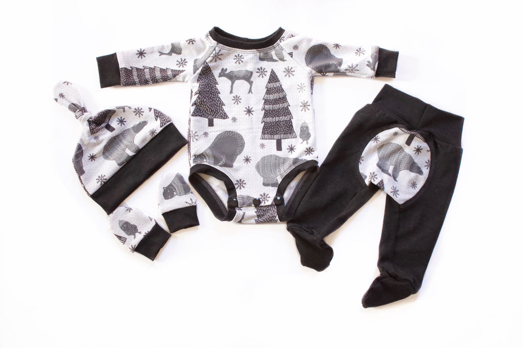White Forest Newborn Set