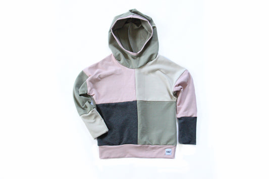 Neutral Girl ColourBlock Hoodie - Grow With Me