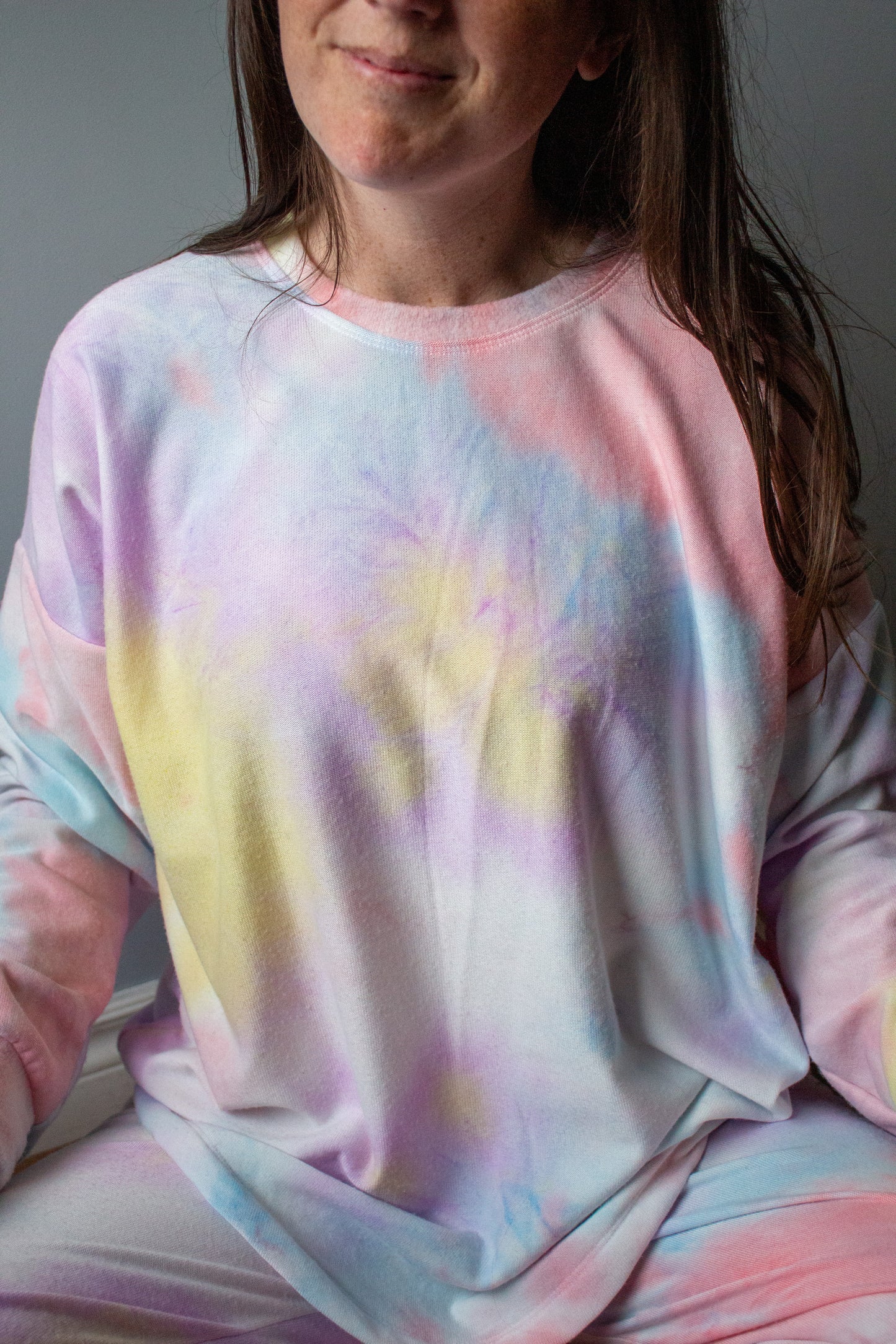 Women's Cotton Candy Tie Dye Lounge Set