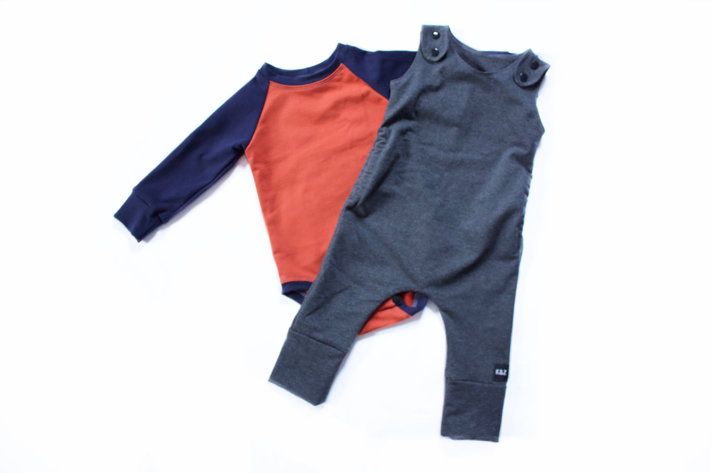 Bodysuit - Rust/Navy