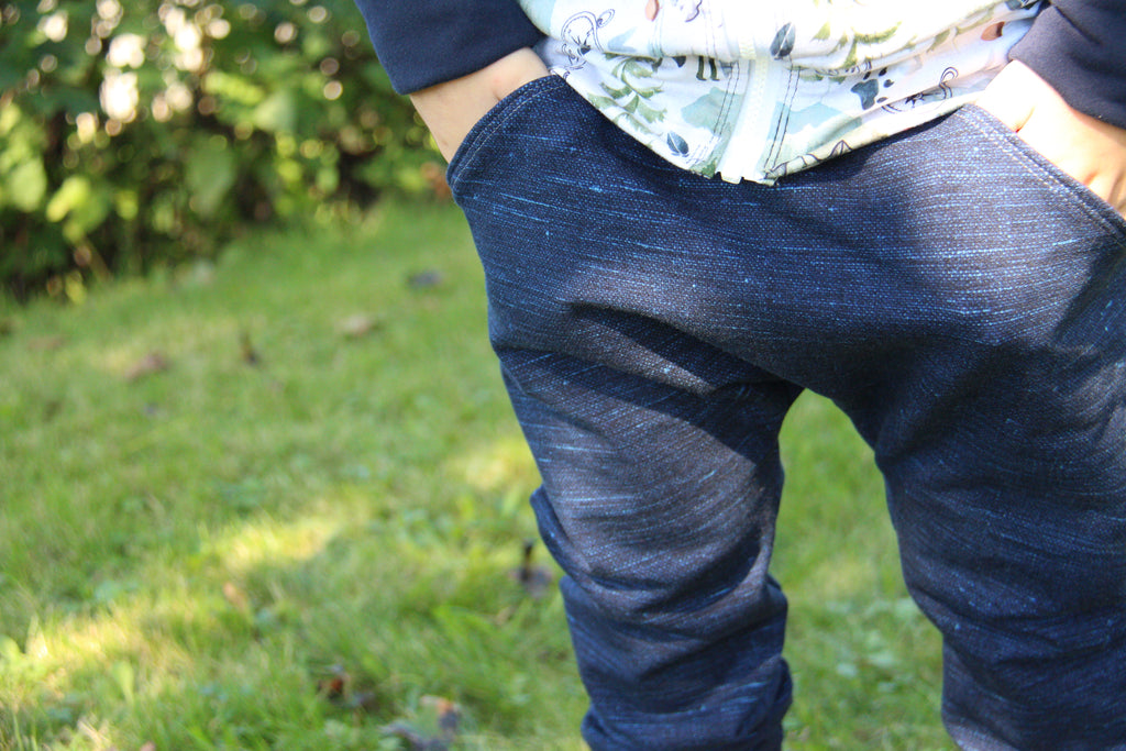 Denim Look Joggers - Grow With Me