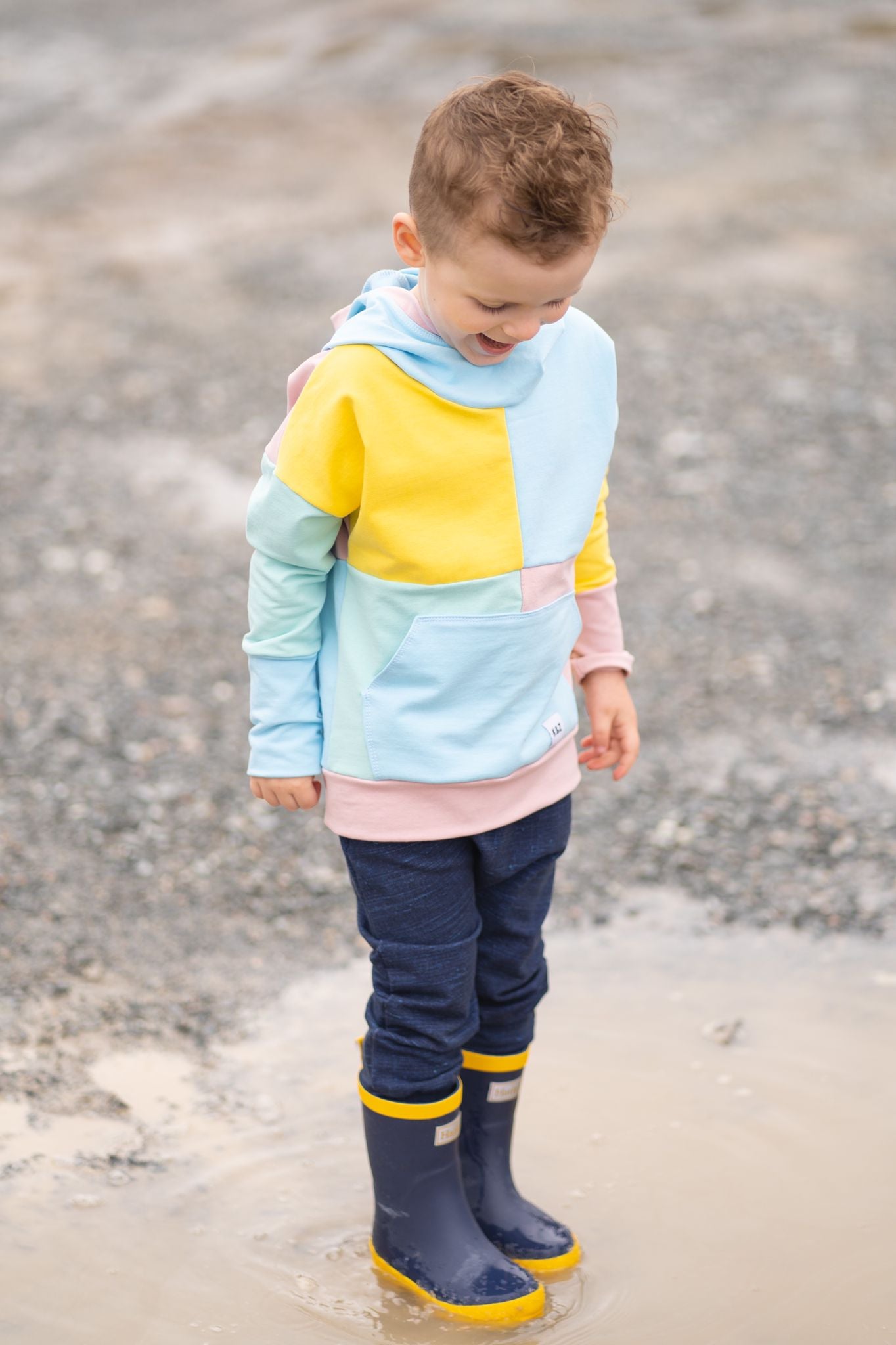 Pastel ColourBlock Hoodie - Grow With Me