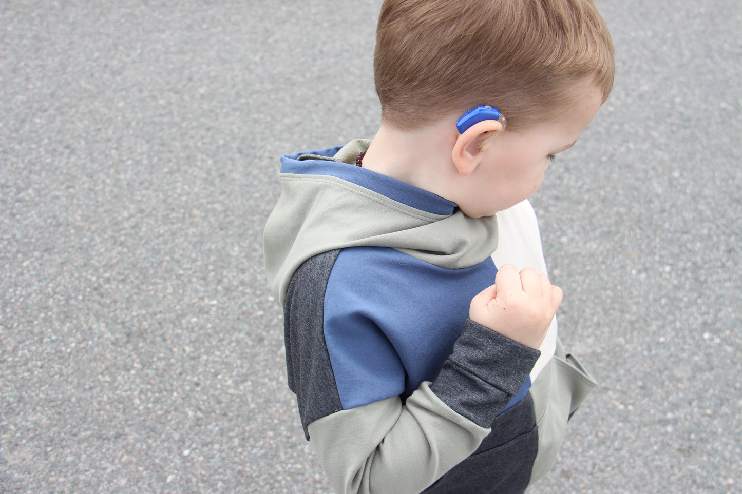 Neutral Boy ColourBlock Hoodie - Grow With Me