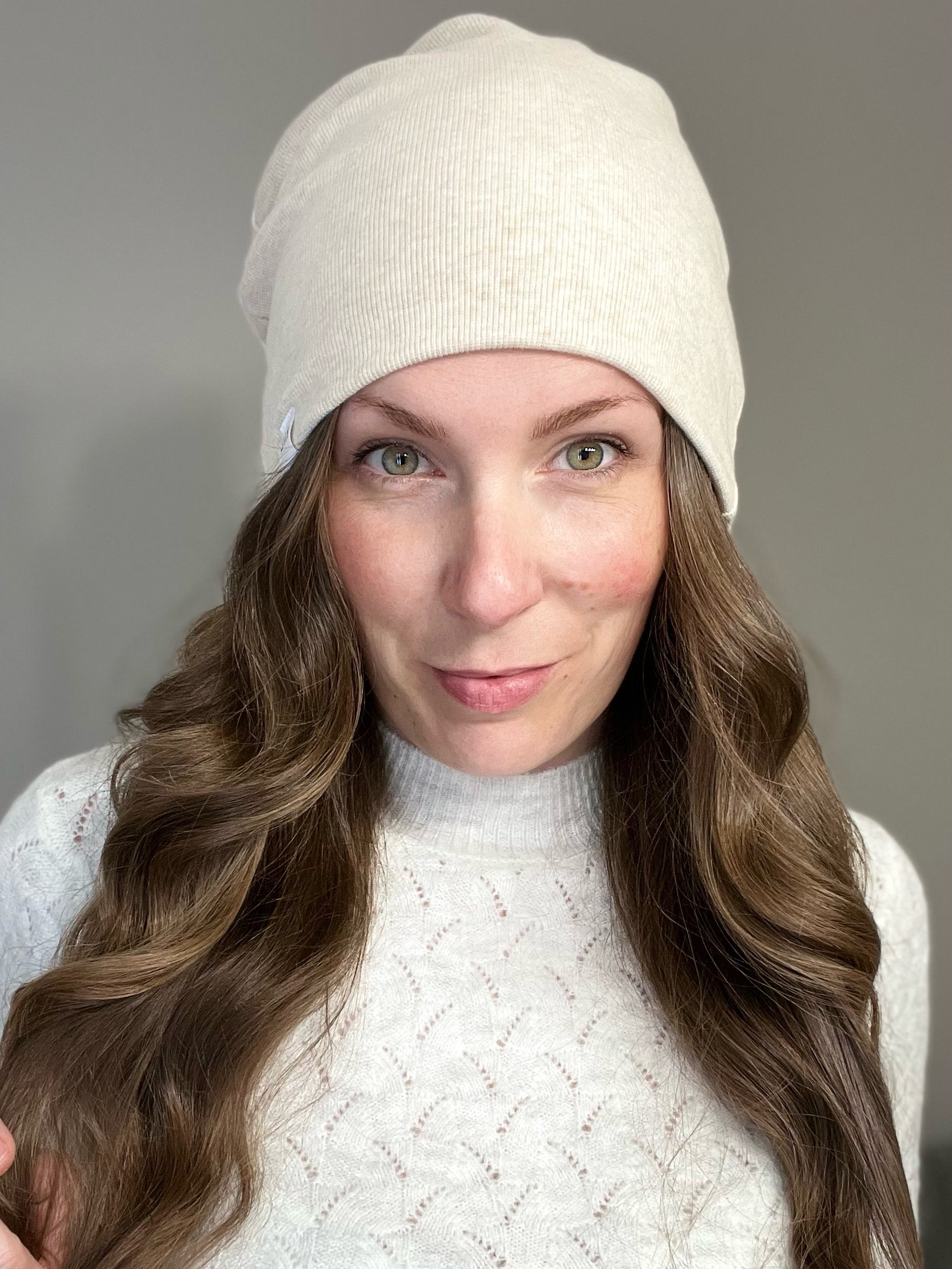 Bamboo Ribbing Slouchy Beanie