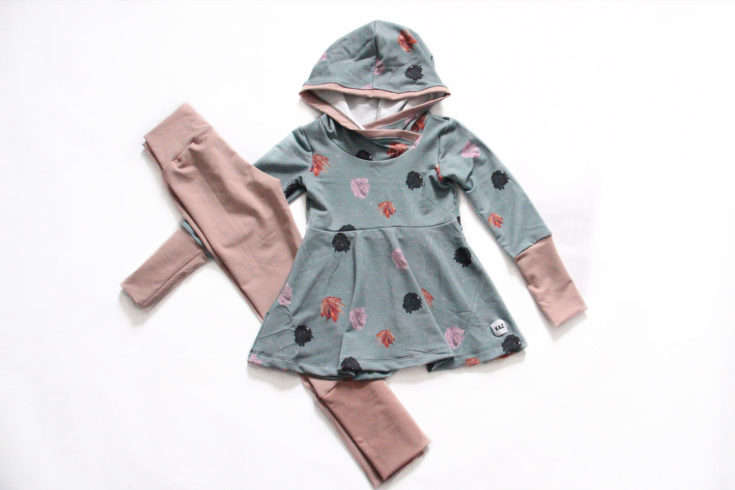 Teal Ballerina’s Hooded Grow Tunic Outfit