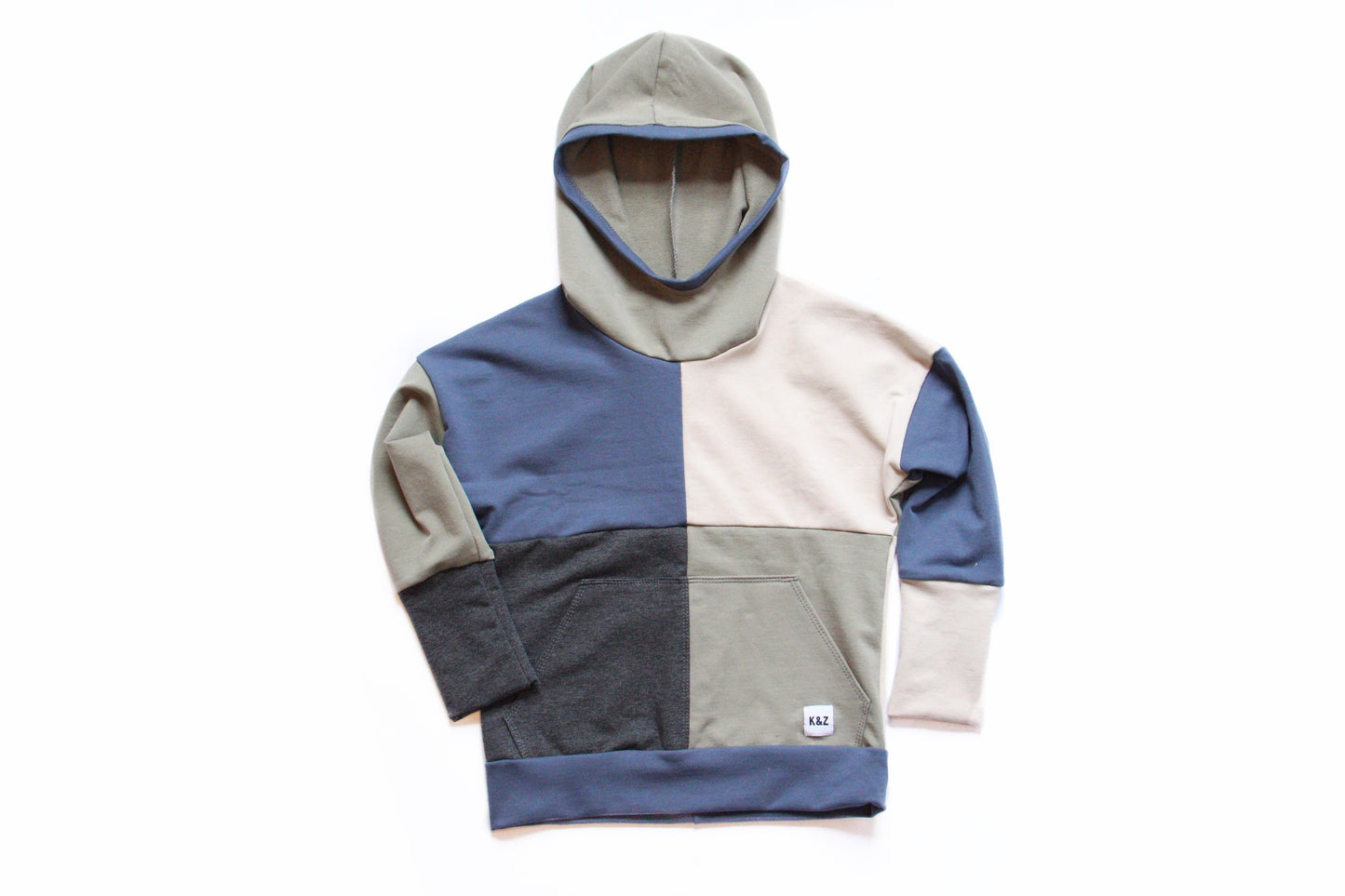 Neutral Boy ColourBlock Hoodie - Grow With Me