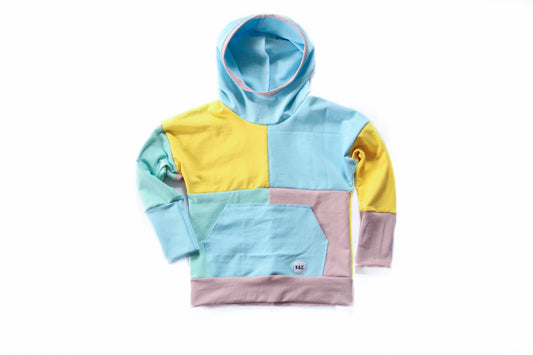 Pastel ColourBlock Hoodie - Grow With Me