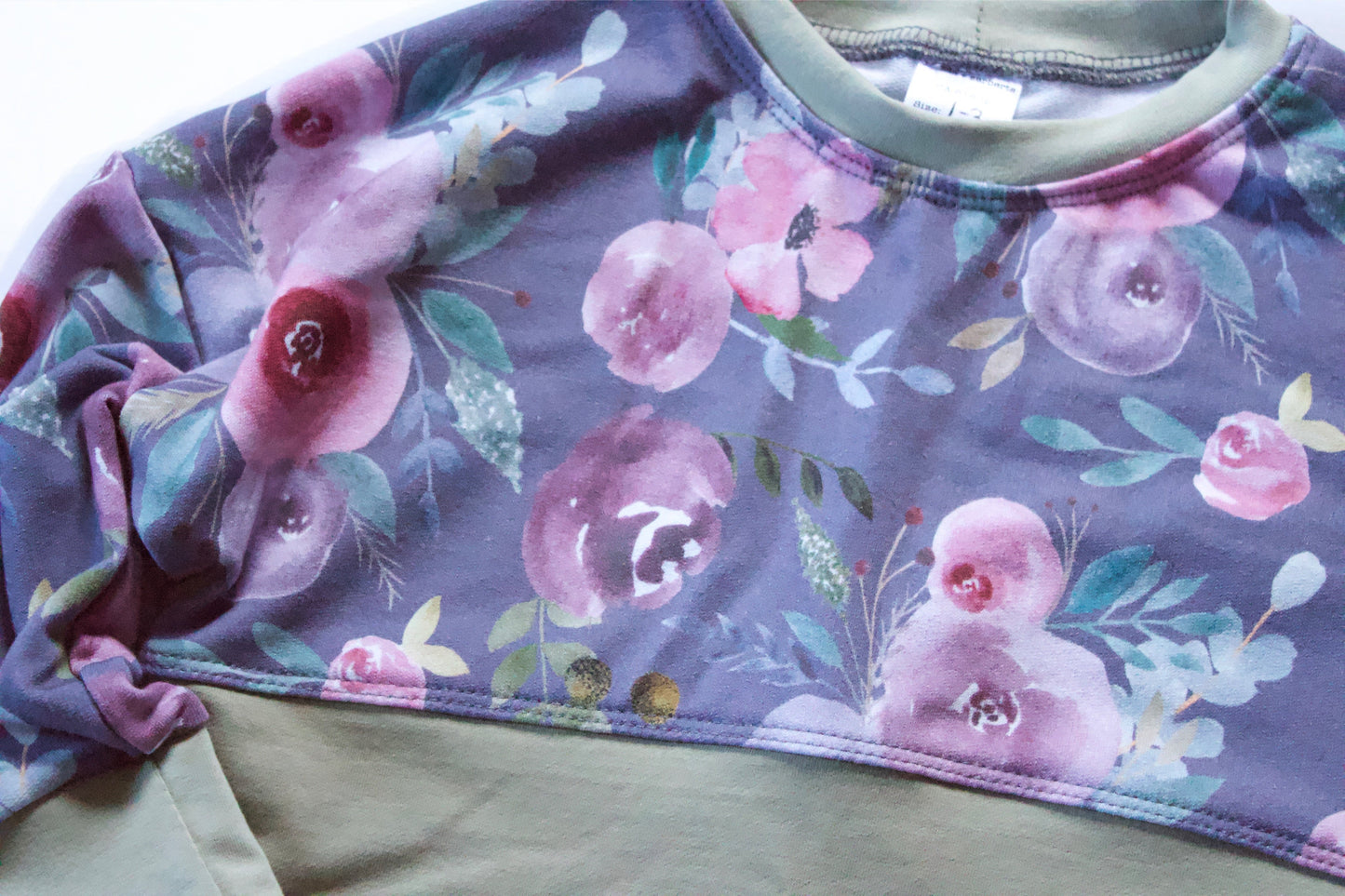 Watercolour Floral Sweater- Grow With Me