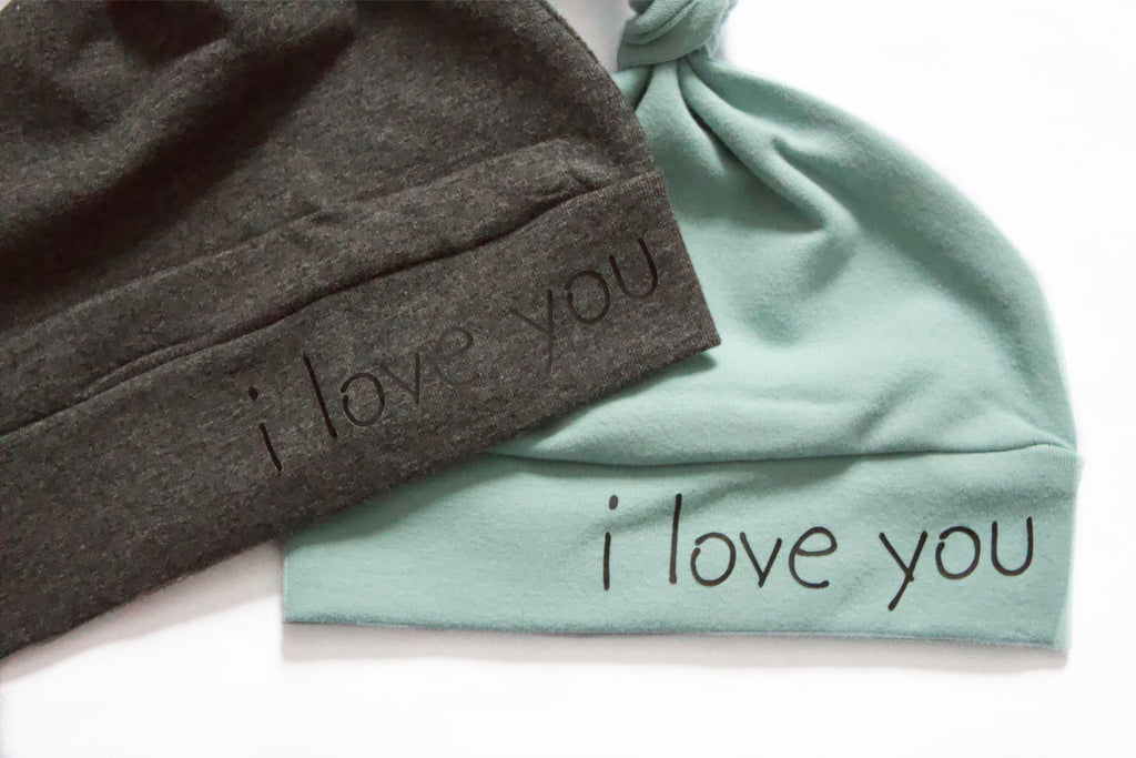 Personalized Knot Hats - Solid Colours