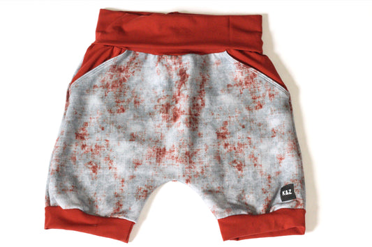 6-9y Rust Distressed Shorts - Grow With Me